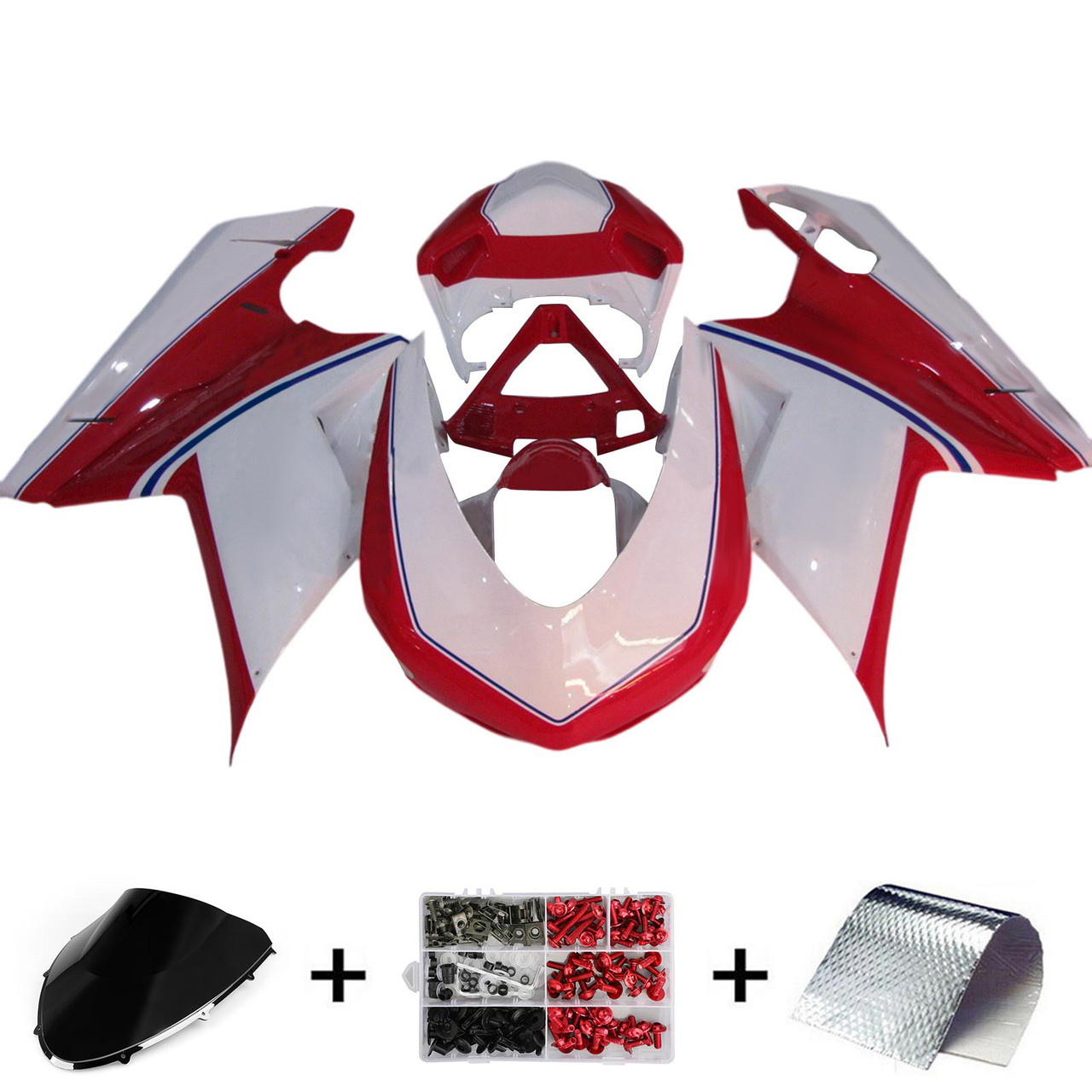 2007-2011 Ducati 1098/1198/848 Amotopart Fairing Kit Generic #111