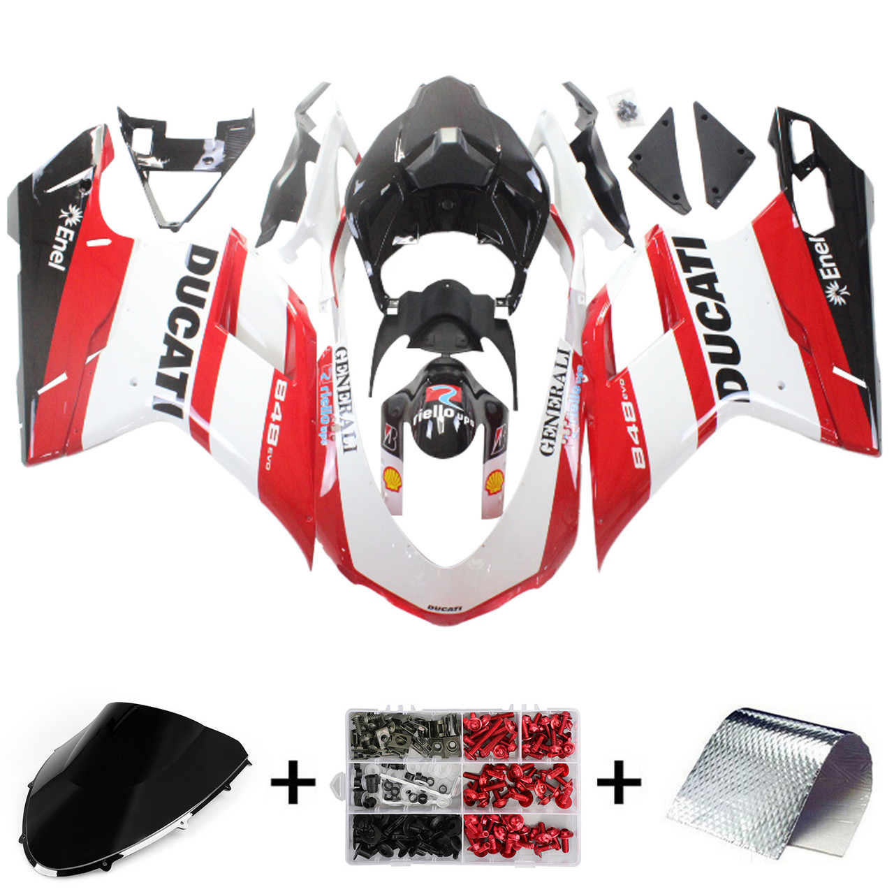 2007-2011 Ducati 1098/1198/848 Amotopart Fairing Kit Generic #112