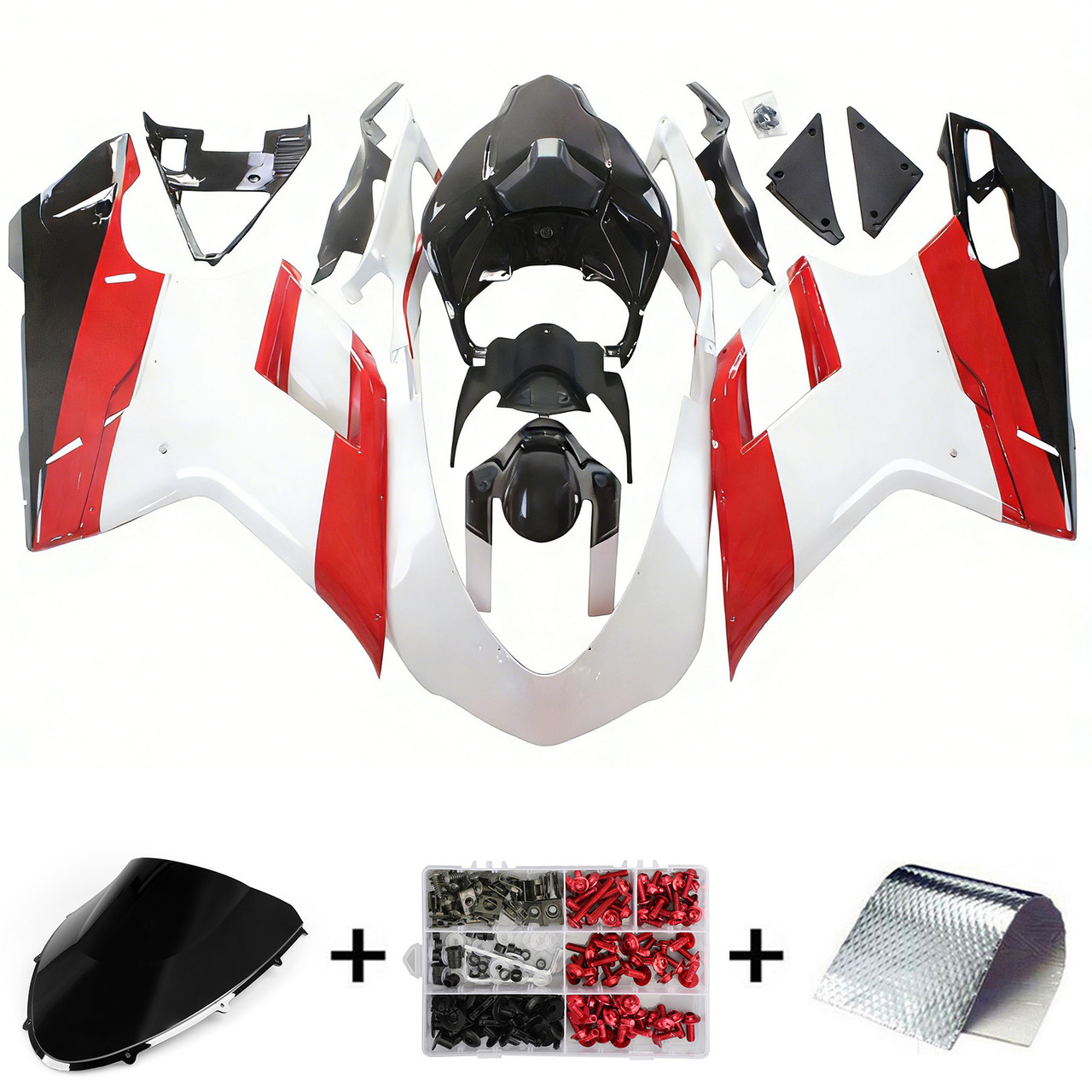 2007-2011 Ducati 1098/1198/848 Amotopart Fairing Kit Generic #112