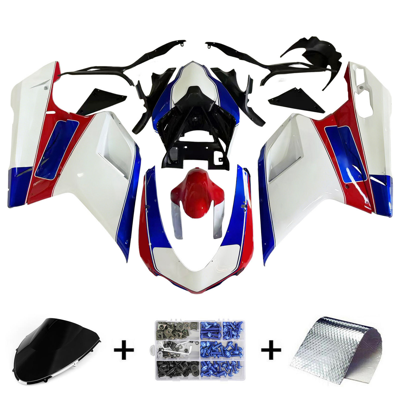 2007-2011 Ducati 1098/1198/848 Amotopart Fairing Kit Generic #115