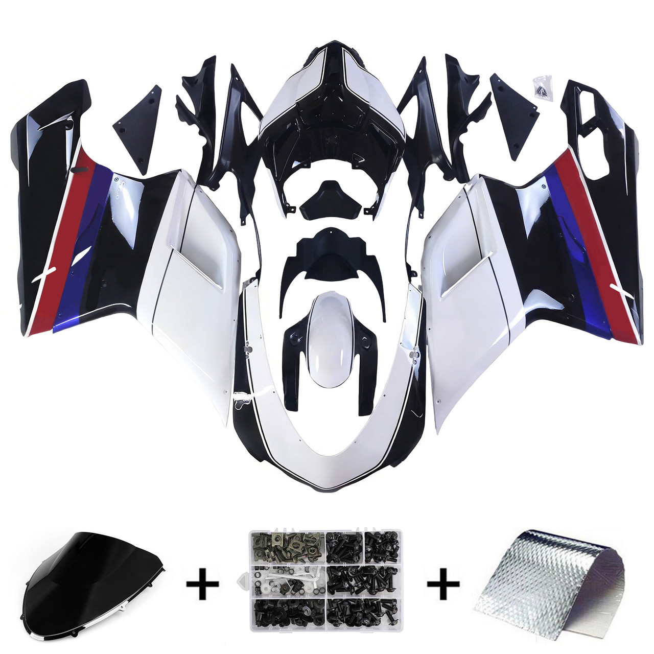 2007-2011 Ducati 1098/1198/848 Amotopart Fairing Kit Generic #119