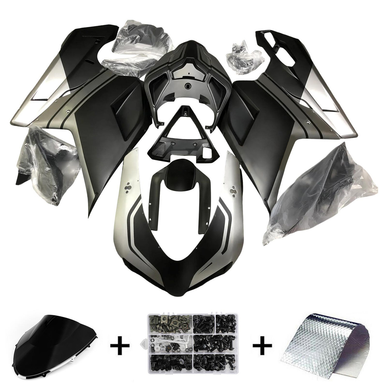 2007-2011 Ducati 1098/1198/848 Amotopart Fairing Kit Generic #123