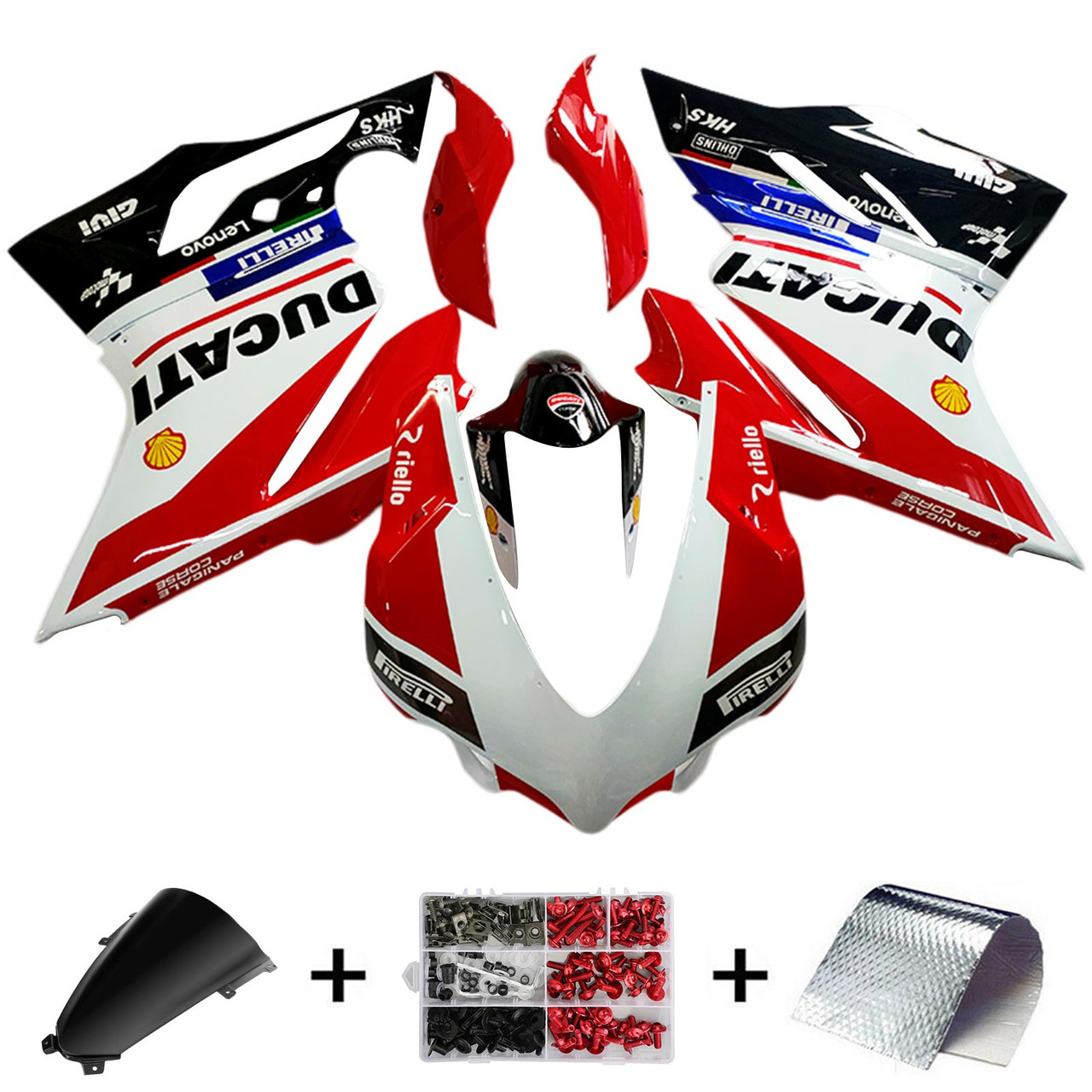 2018-2019 Ducati Panigale V4/V4S/V4SP Amotopart Fairing Kit Generic #107