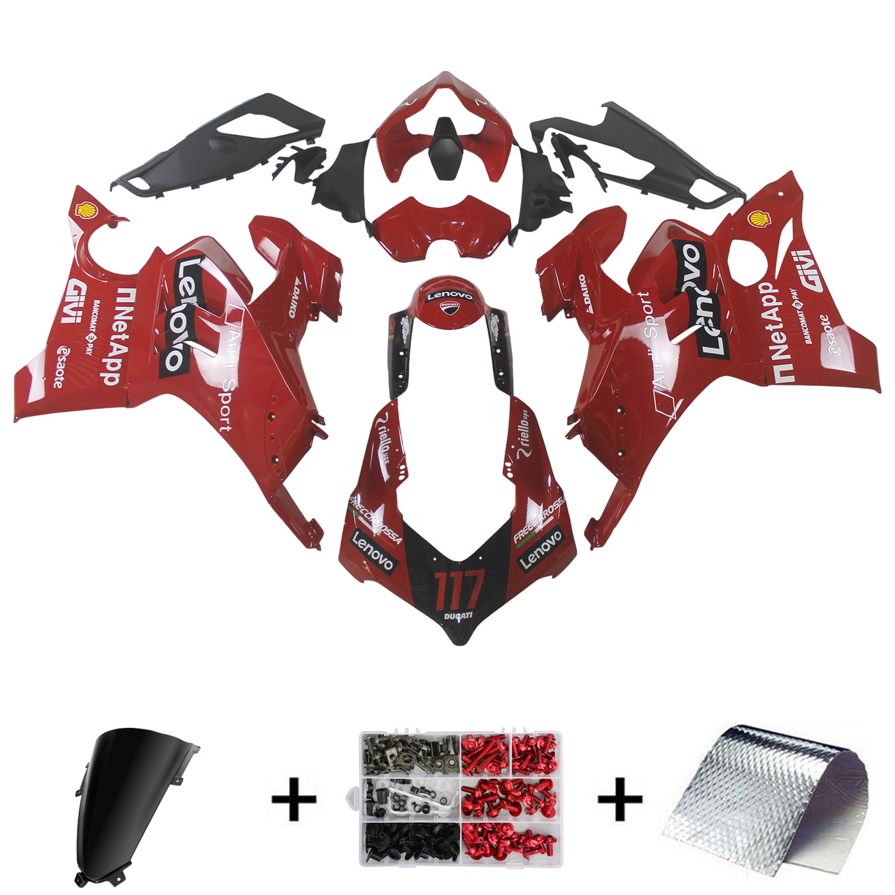 2020-2021 Ducati Panigale V4/V4S Amotopart Fairing Kit Generic #112