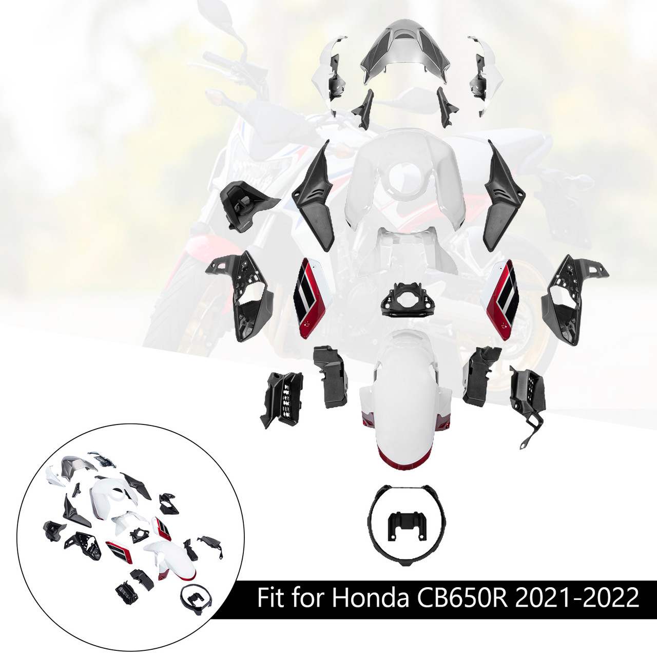2021-2023 Honda CB650R Amotopart Fairing Kit Generic #41