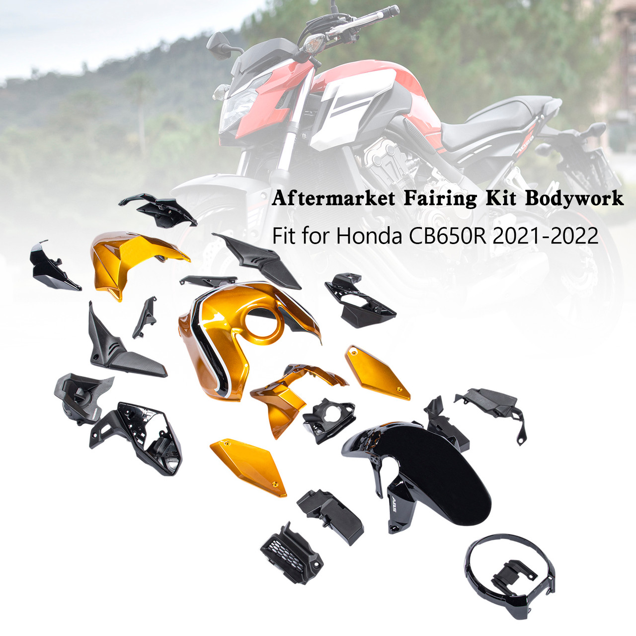 2021-2023 Honda CB650R Amotopart Fairing Kit Generic #43