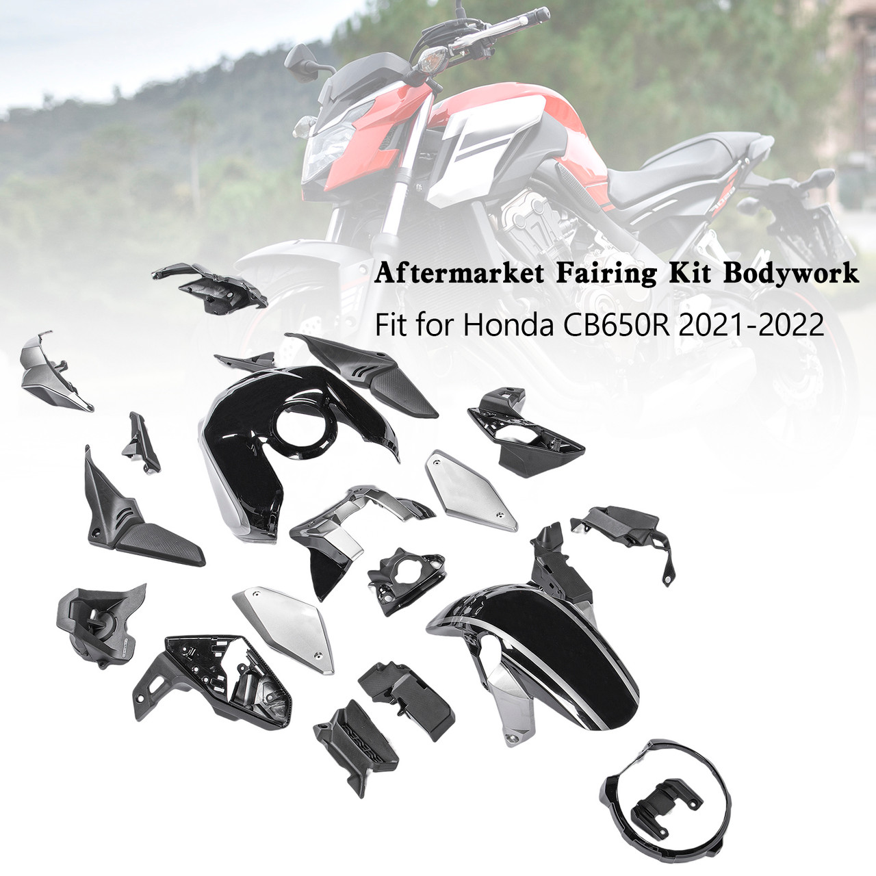 2021-2023 Honda CB650R Amotopart Fairing Kit Generic #45