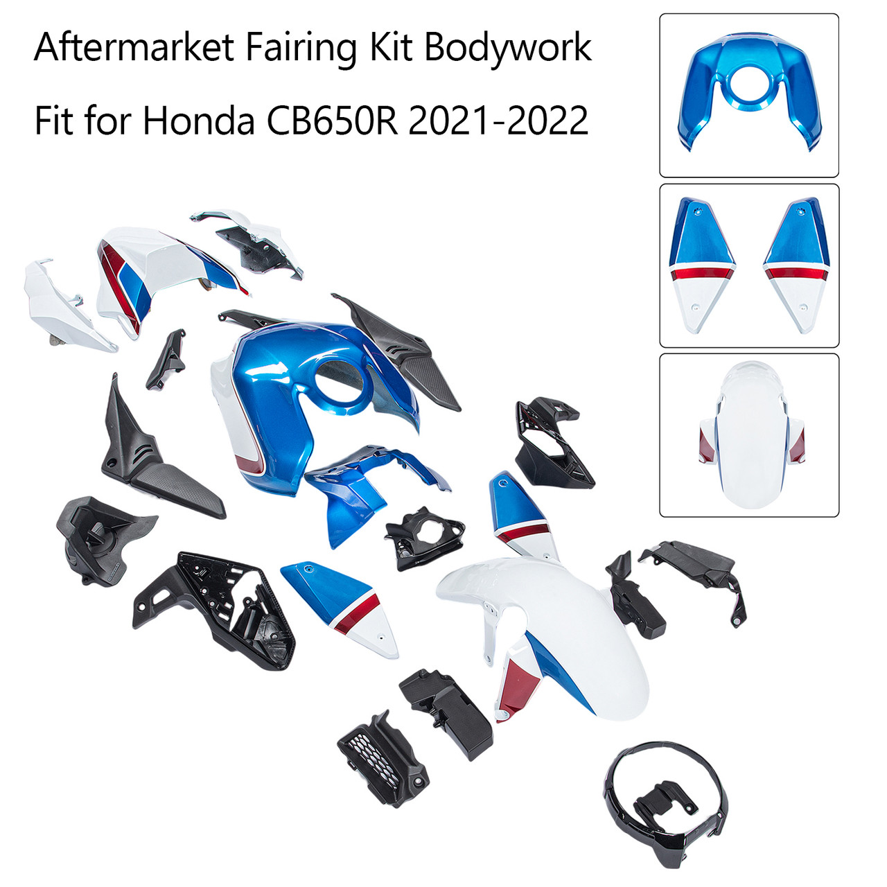2021-2023 Honda CB650R Amotopart Fairing Kit Generic #46