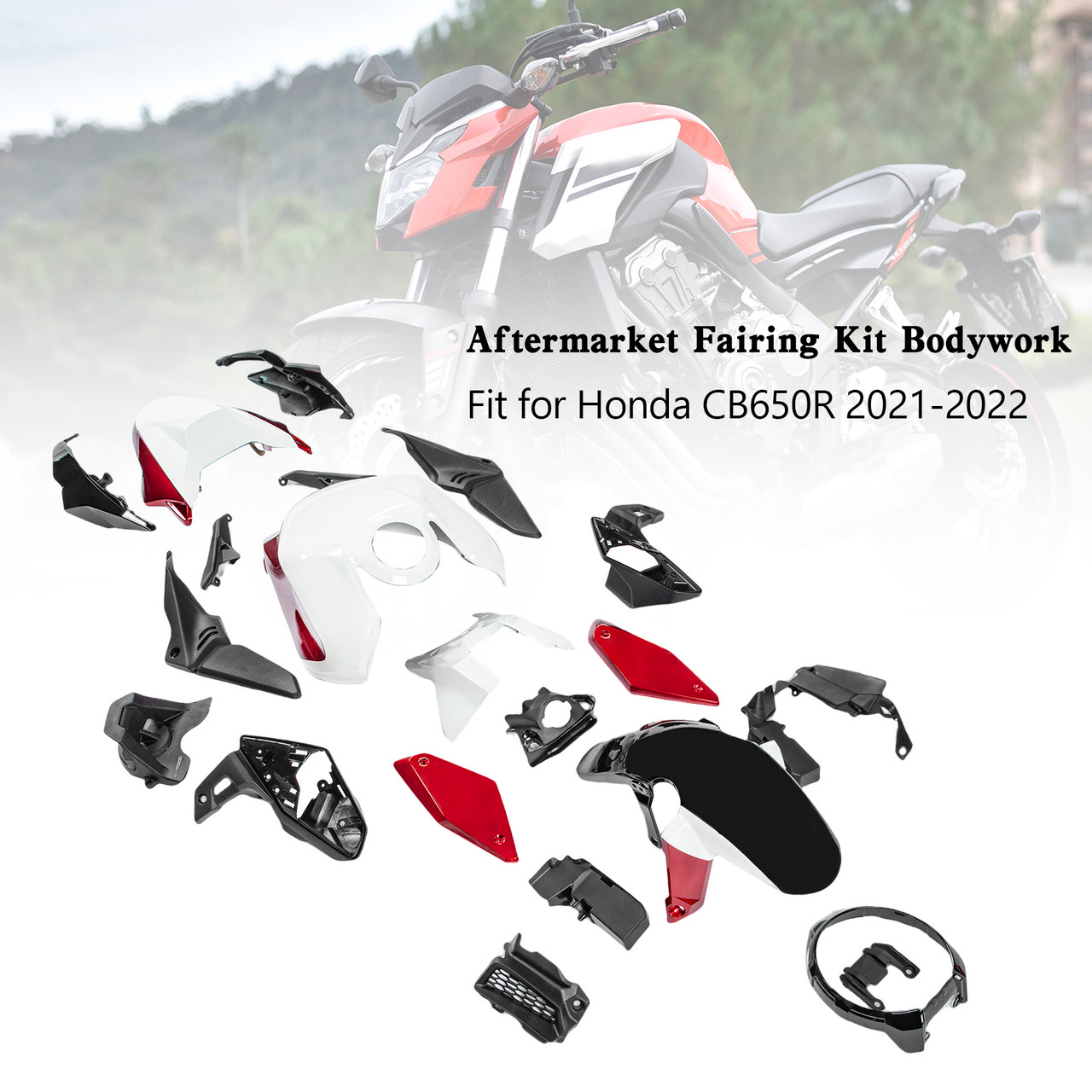 2021-2023 Honda CB650R Amotopart Fairing Kit Generic #47