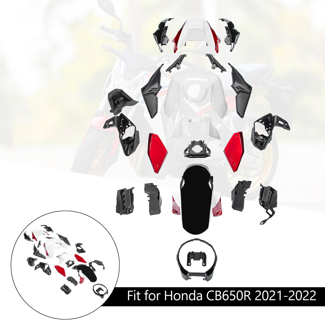 2021-2023 Honda CB650R Amotopart Fairing Kit Generic #47