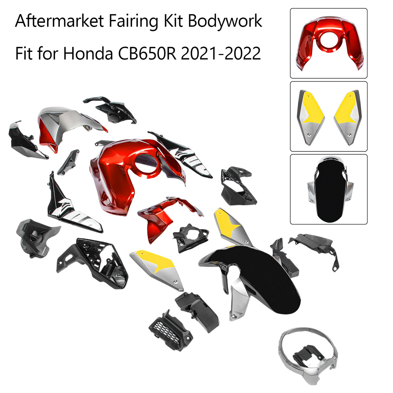 2021-2023 Honda CB650R Amotopart Fairing Kit Generic #50