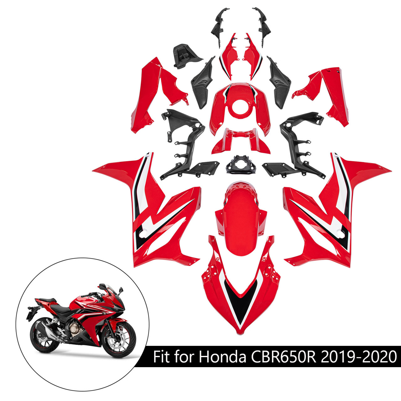 2019-2020 Honda CBR650R Amotopart Fairing Kit Generic #51