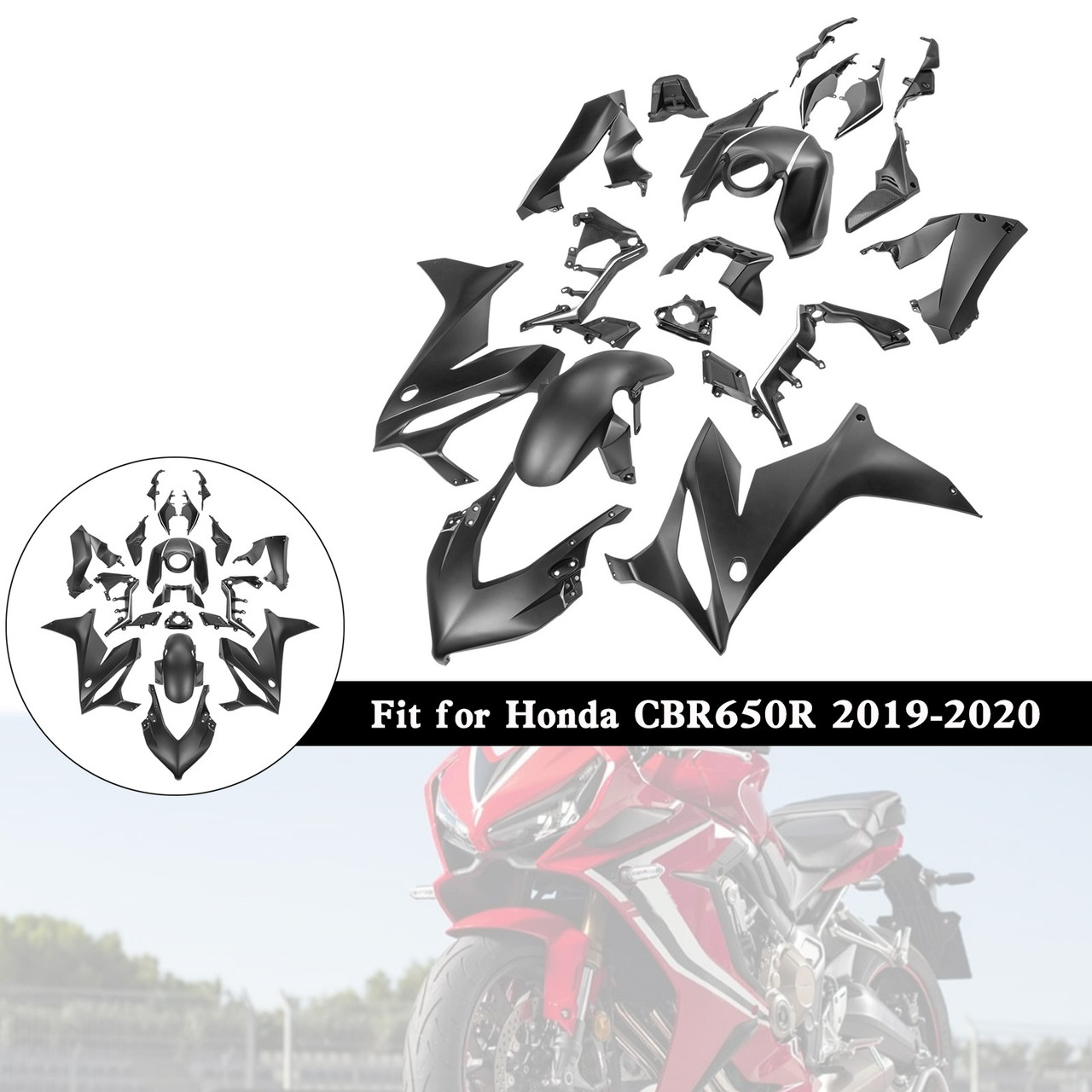 2019-2020 Honda CBR650R Amotopart Fairing Kit Generic #54