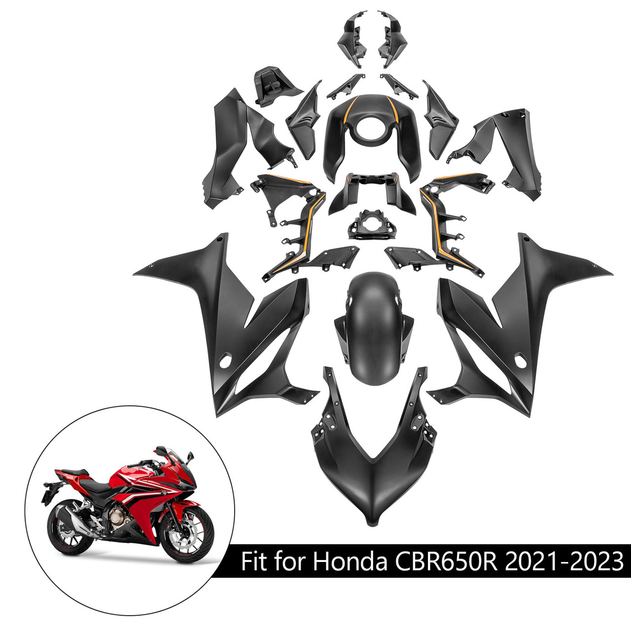 2021-2023 Honda CBR650R Amotopart Fairing Kit Generic #58