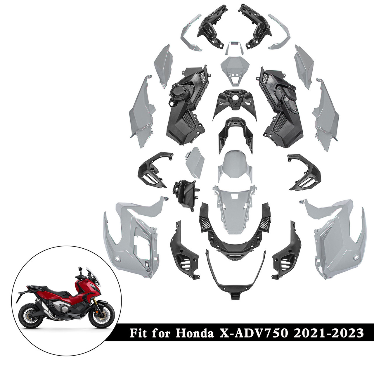 2021-2023 Honda X-ADV 750 Amotopart Fairing Kit Generic #63
