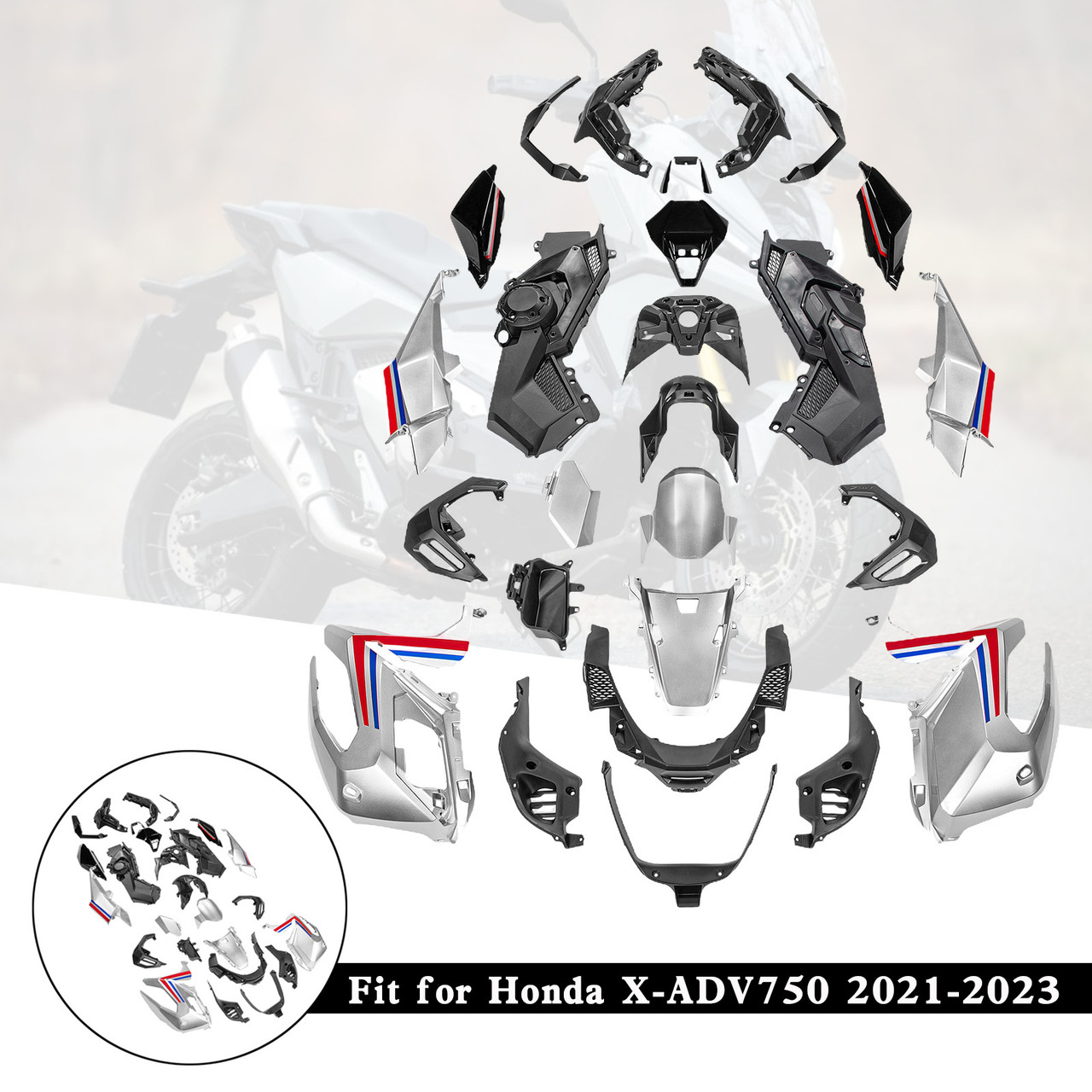 2021-2023 Honda X-ADV 750 Amotopart Fairing Kit Generic #64