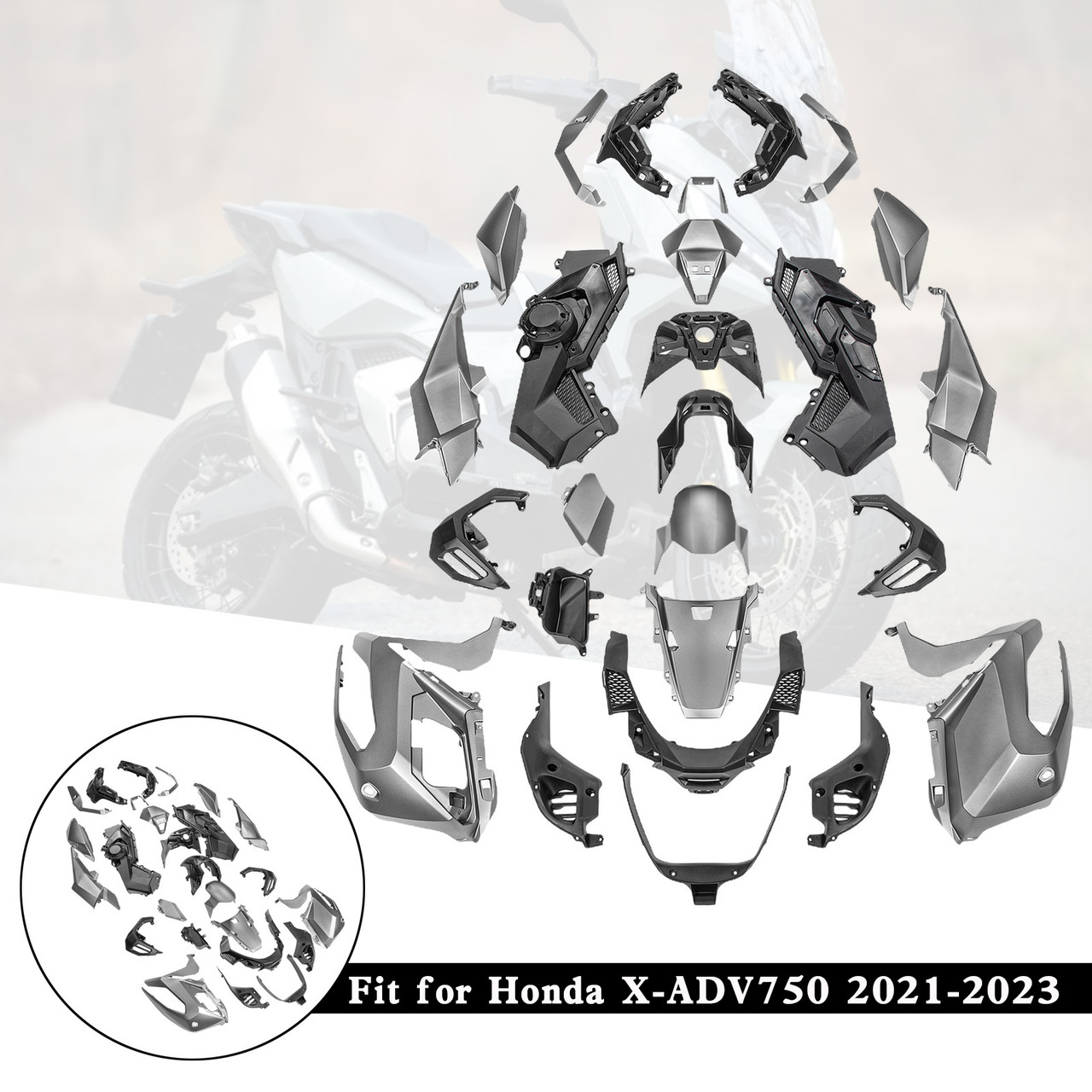 2021-2023 Honda X-ADV 750 Amotopart Fairing Kit Generic #66