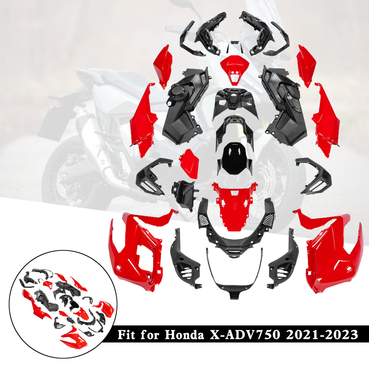 2021-2023 Honda X-ADV 750 Amotopart Fairing Kit Generic #68