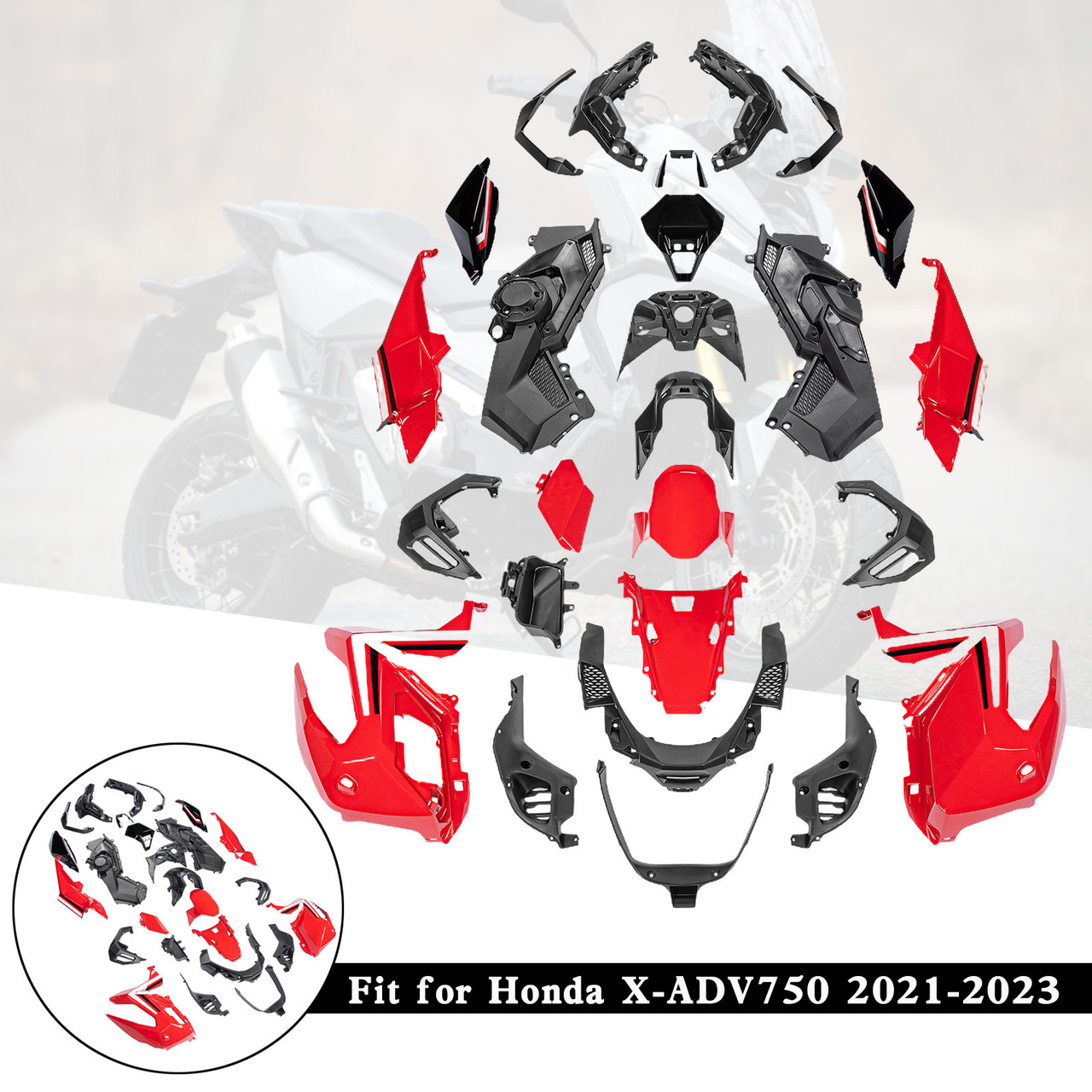 2021-2023 Honda X-ADV 750 Amotopart Fairing Kit Generic #69