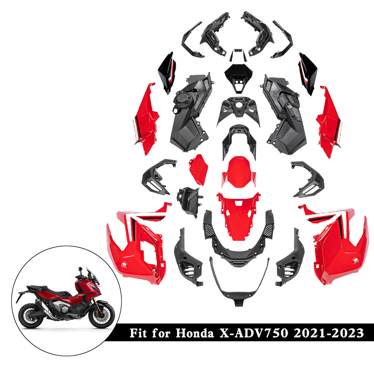 2021-2023 Honda X-ADV 750 Amotopart Fairing Kit Generic #69