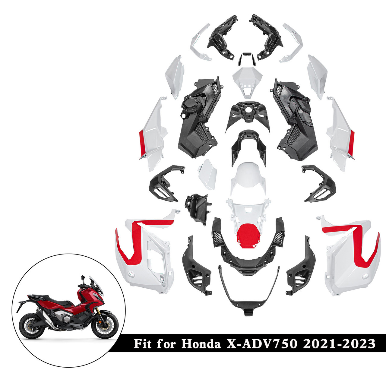 2021-2023 Honda X-ADV 750 Amotopart Fairing Kit Generic #70