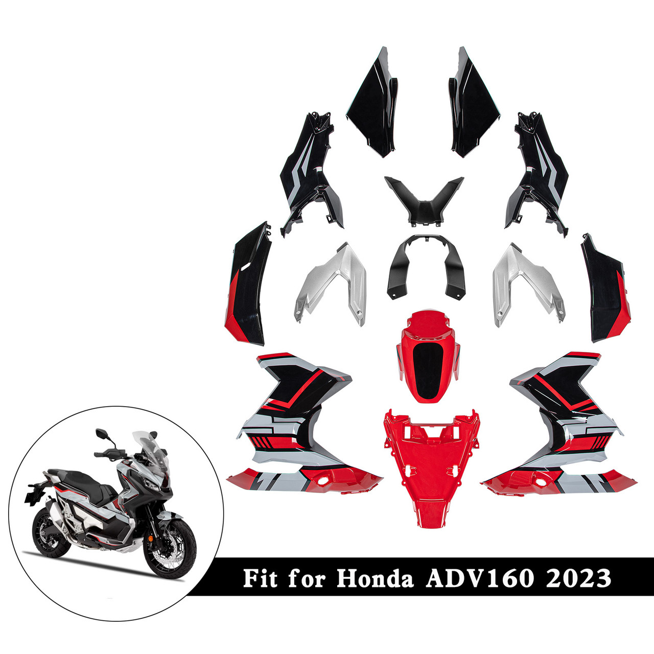 2023-2024 Honda ADV160 Amotopart Fairing Kit Generic #77