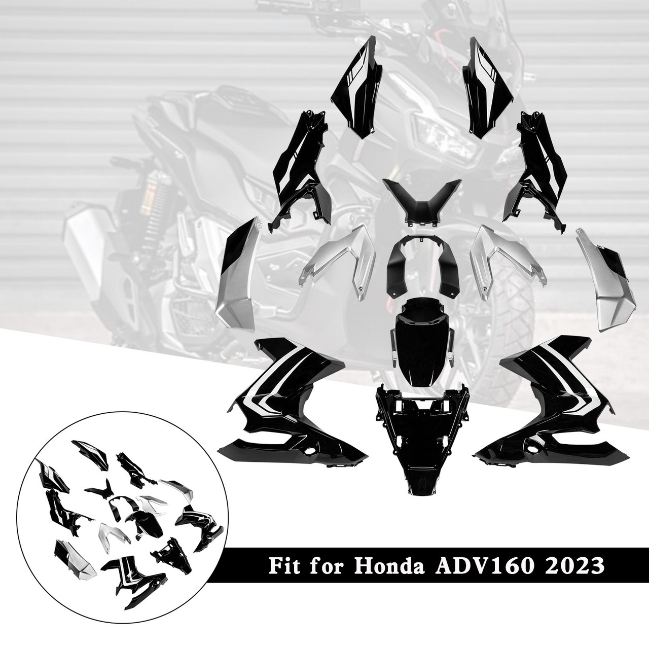 2023-2024 Honda ADV160 Amotopart Fairing Kit Generic #79