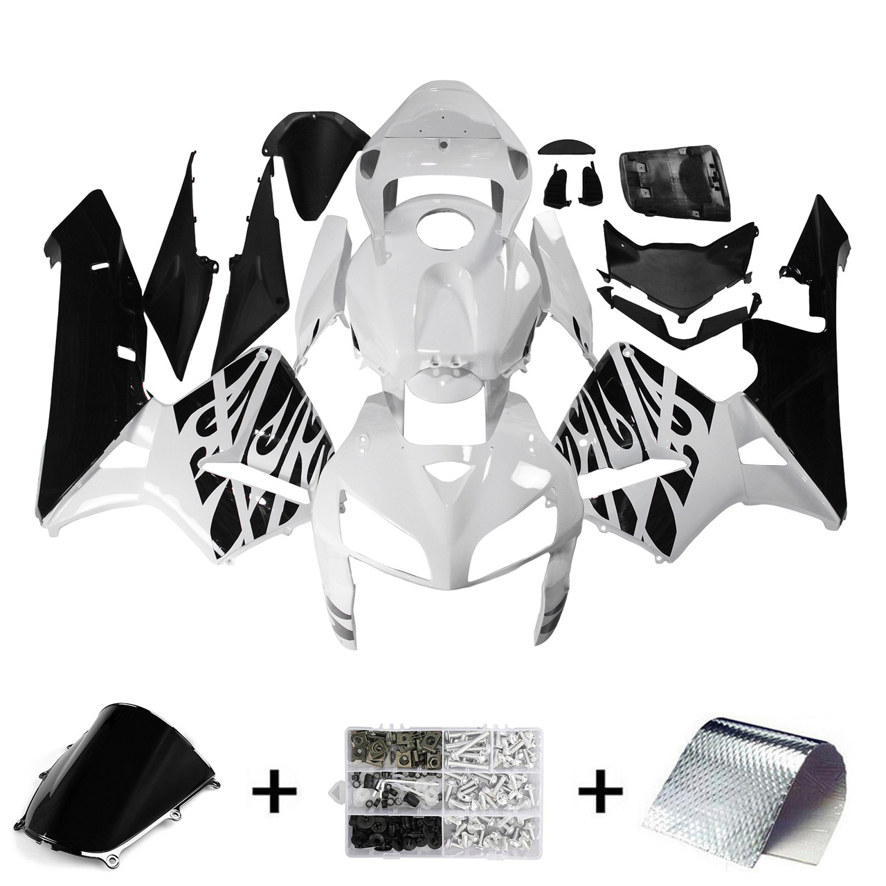 2005-2006 Honda CBR600RR Amotopart Fairing Kit Generic #244