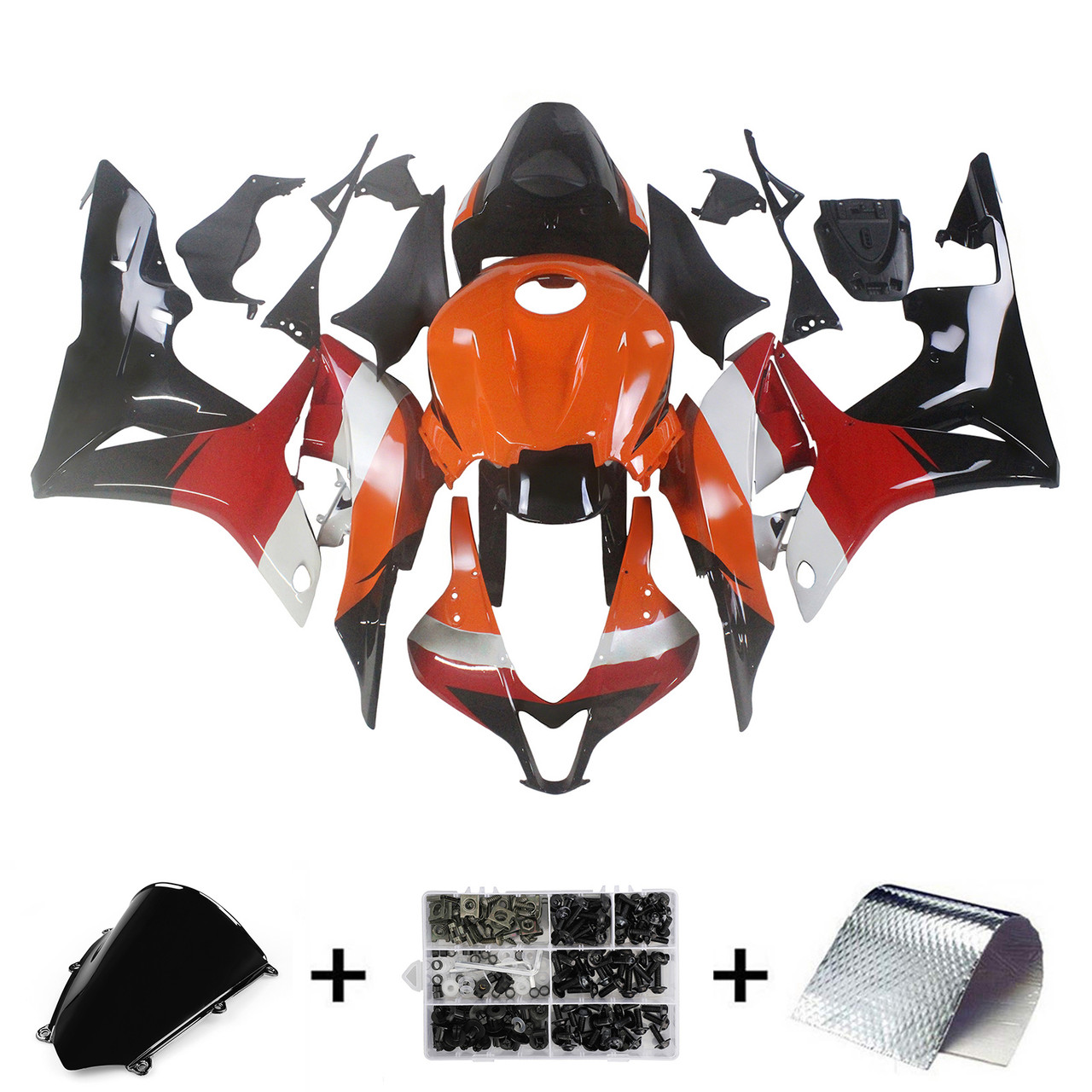 2007-2008 Honda CBR600RR Amotopart Fairing Kit Generic #1