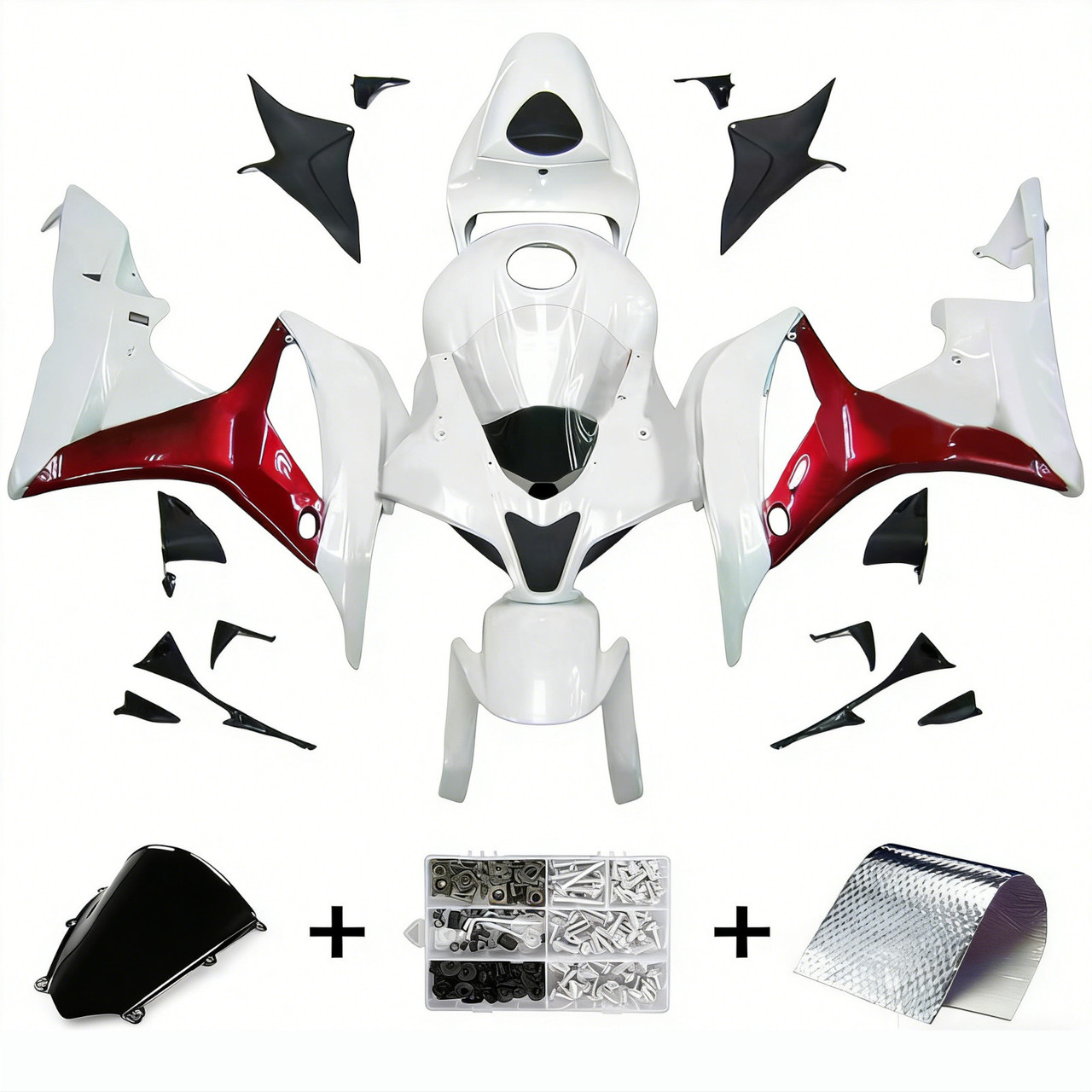 2007-2008 Honda CBR600RR Amotopart Fairing Kit Generic #109