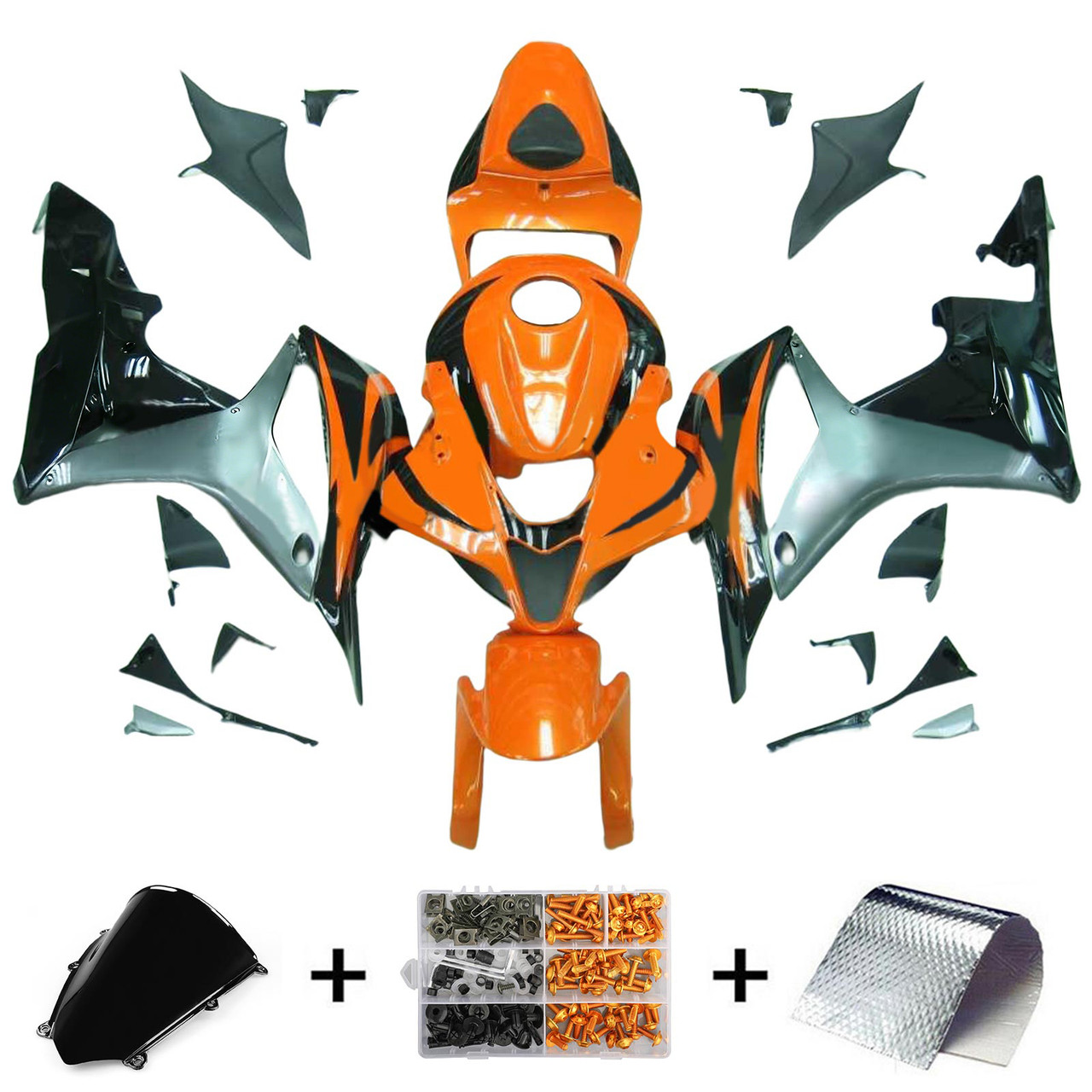 2007-2008 Honda CBR600RR Amotopart Fairing Kit Generic #110