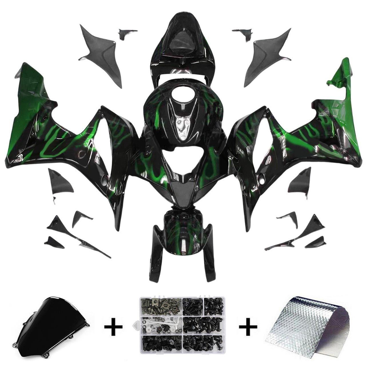 2007-2008 Honda CBR600RR Amotopart Fairing Kit Generic #113