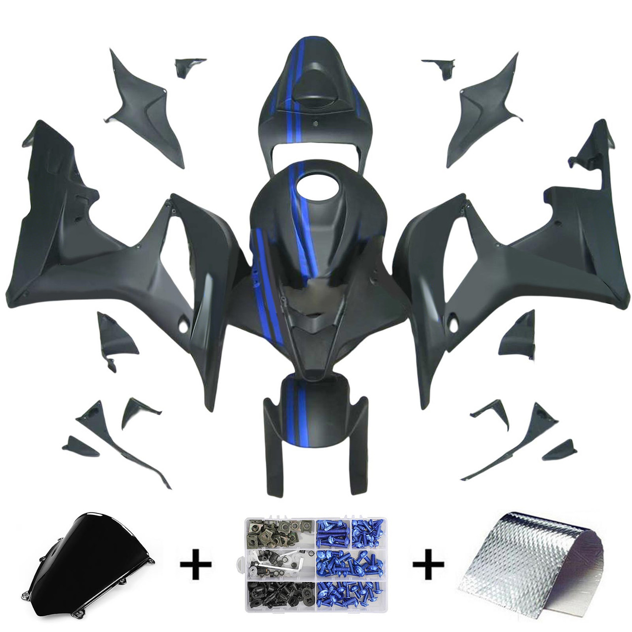 2007-2008 Honda CBR600RR Amotopart Fairing Kit Generic #126