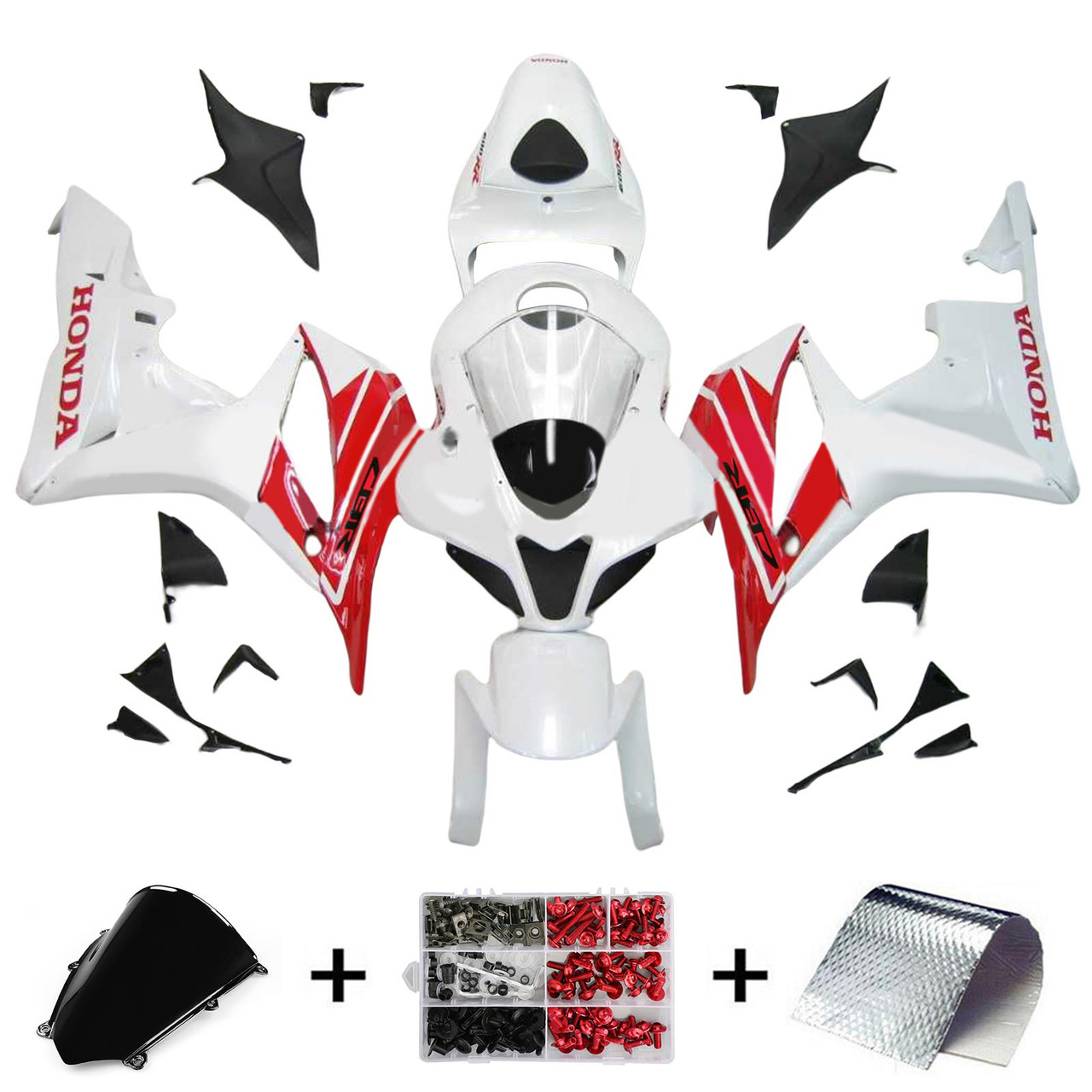 2007-2008 Honda CBR600RR Amotopart Fairing Kit Generic #140