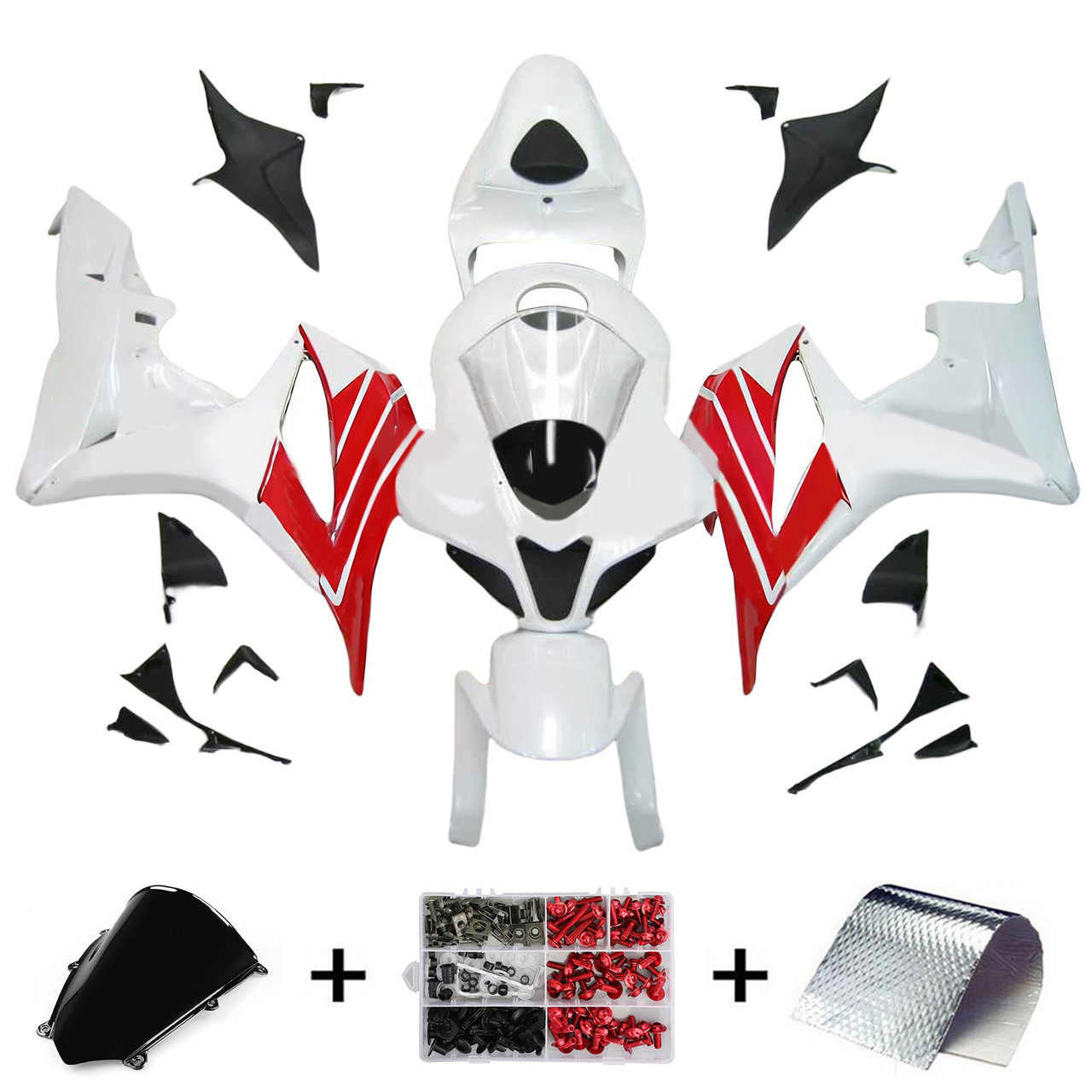 2007-2008 Honda CBR600RR Amotopart Fairing Kit Generic #140