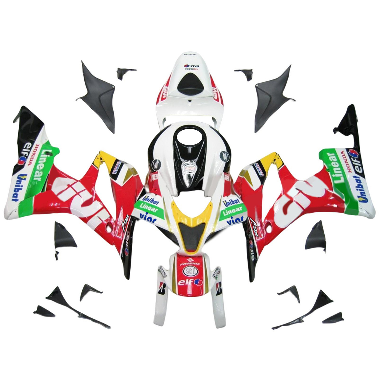 2007-2008 Honda CBR600RR Amotopart Fairing Kit Generic #171