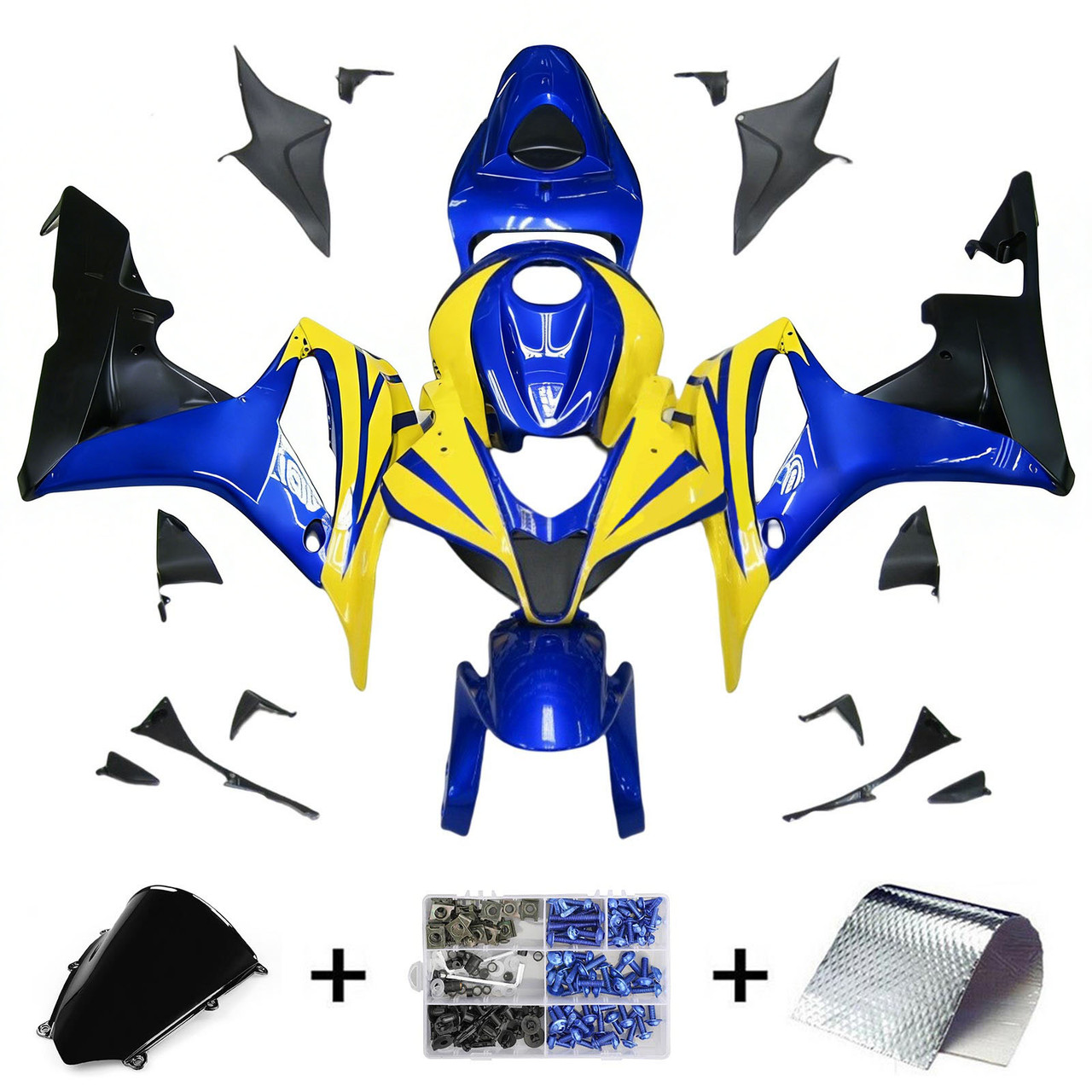 2007-2008 Honda CBR600RR Amotopart Fairing Kit Generic #177