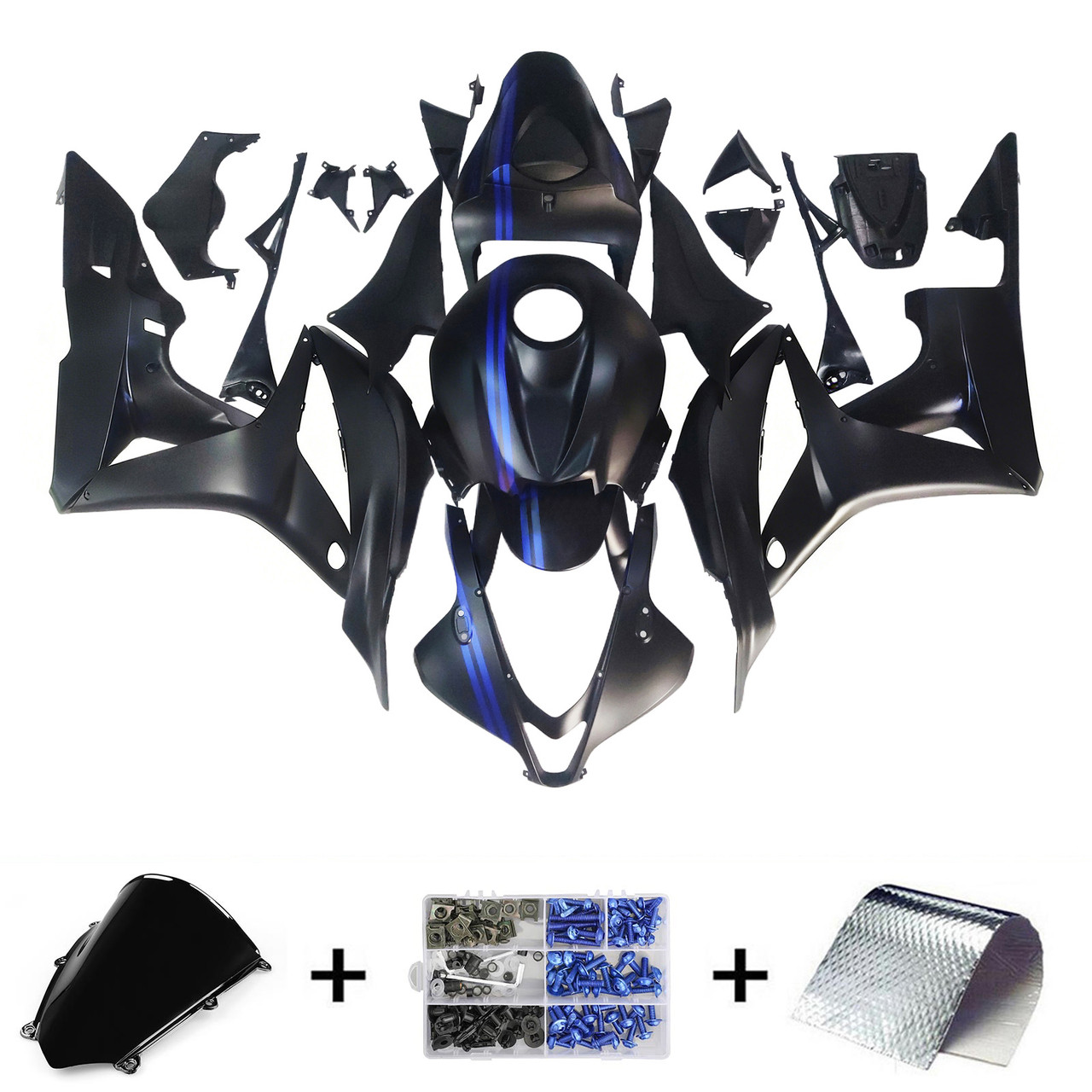 2007-2008 Honda CBR600RR Amotopart Fairing Kit Generic #204