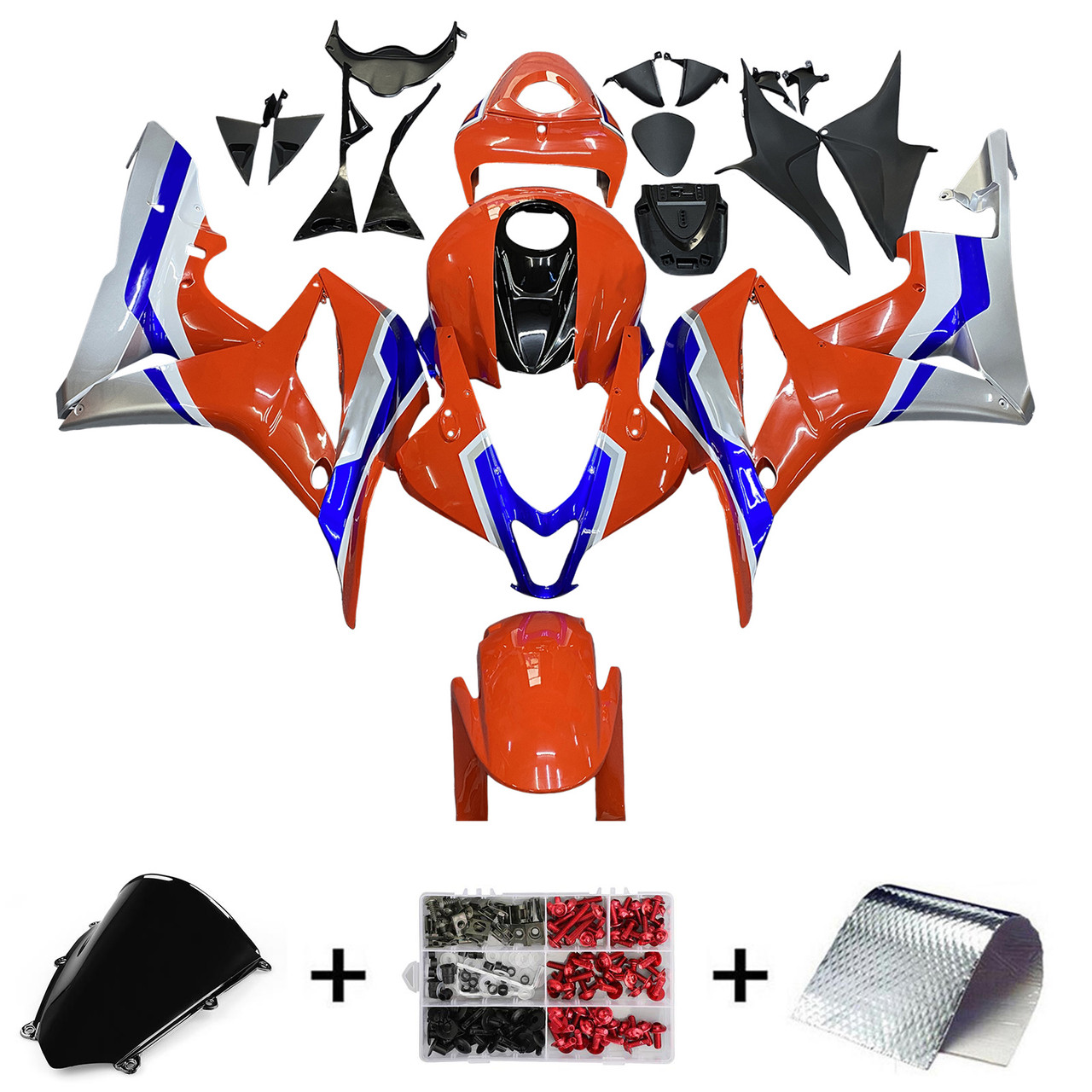 2007-2008 Honda CBR600RR Amotopart Fairing Kit Generic #205
