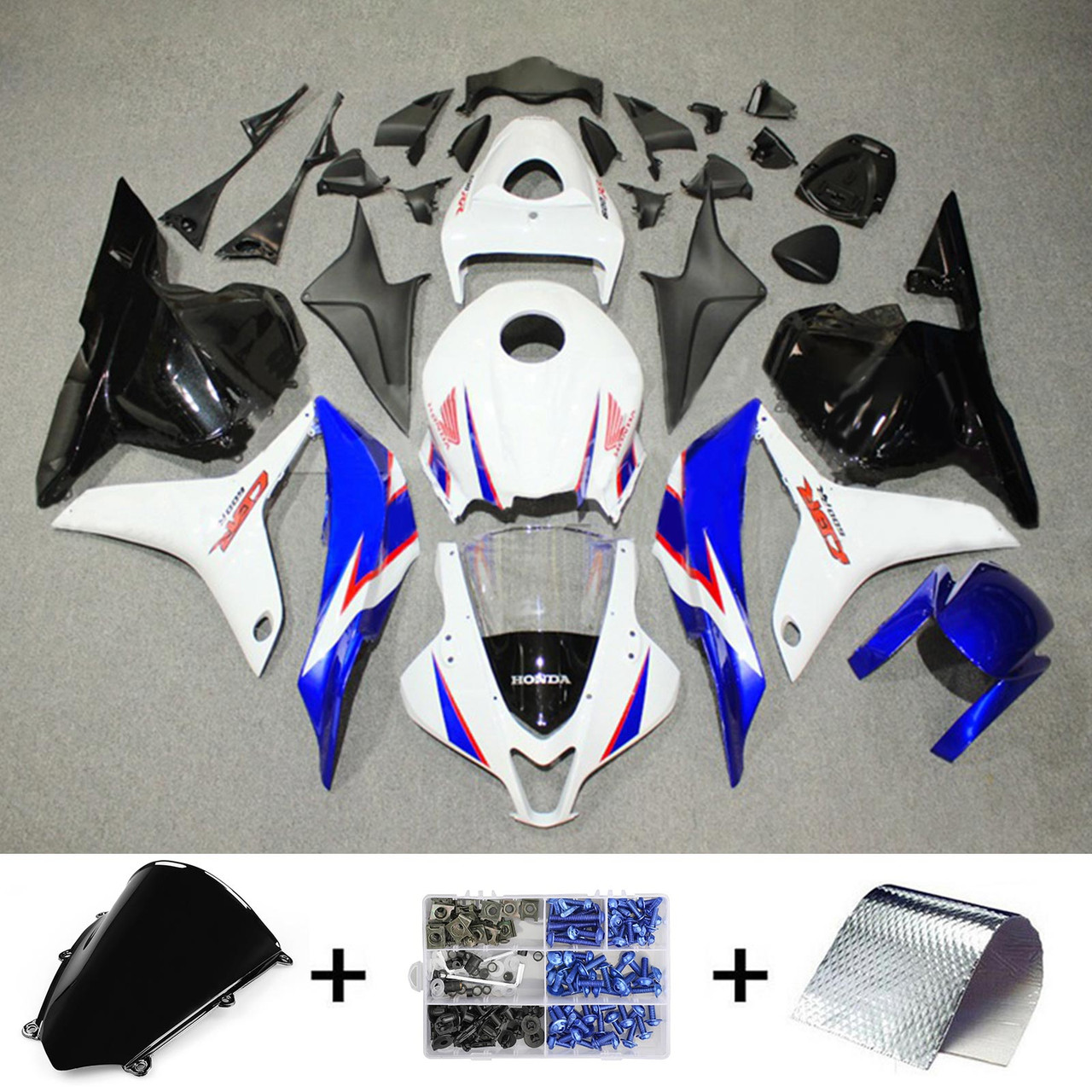 2009-2012 Honda CBR600RR Amotopart Fairing Kit Generic #175