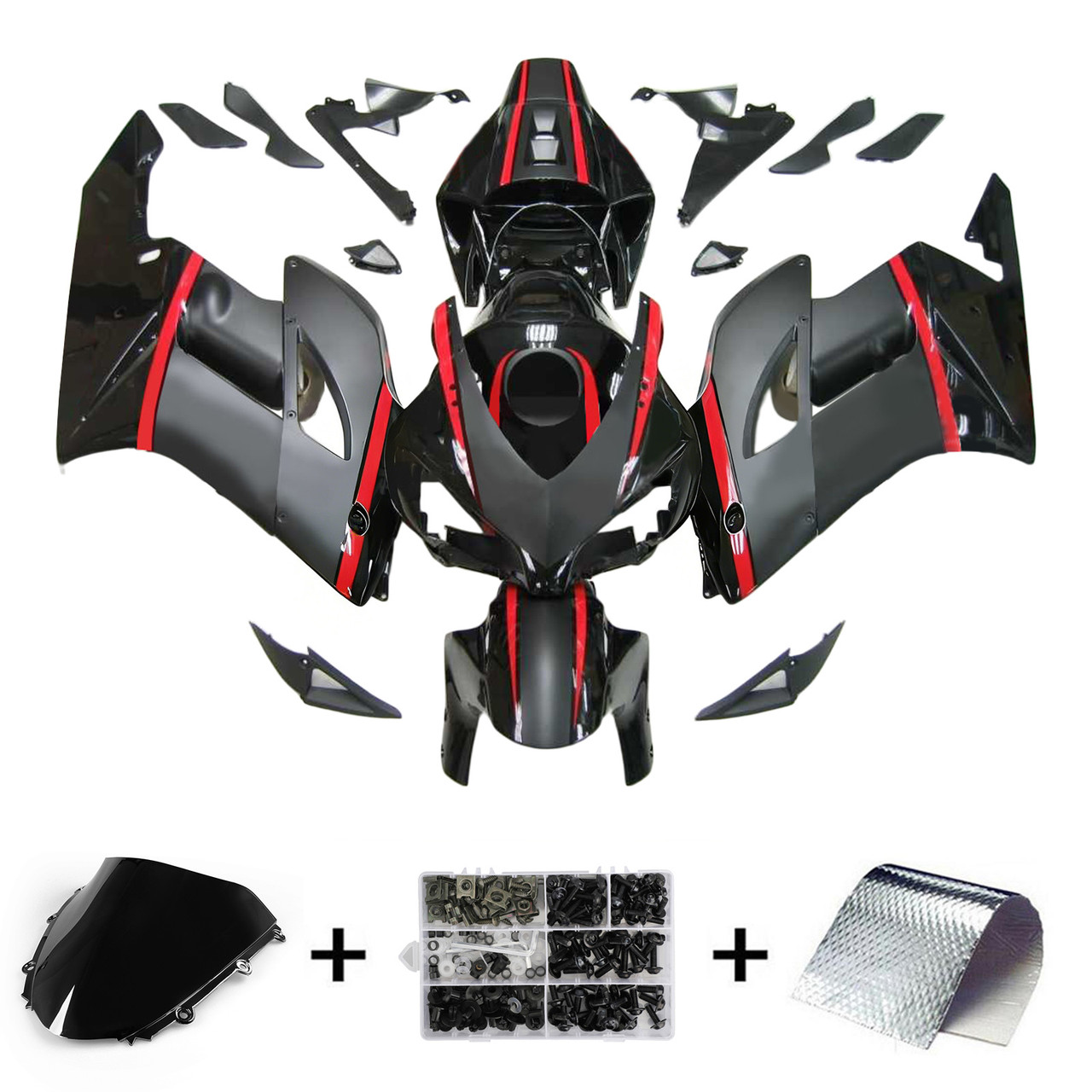 2004-2005 Honda CBR1000RR Amotopart Fairing Kit Generic #133