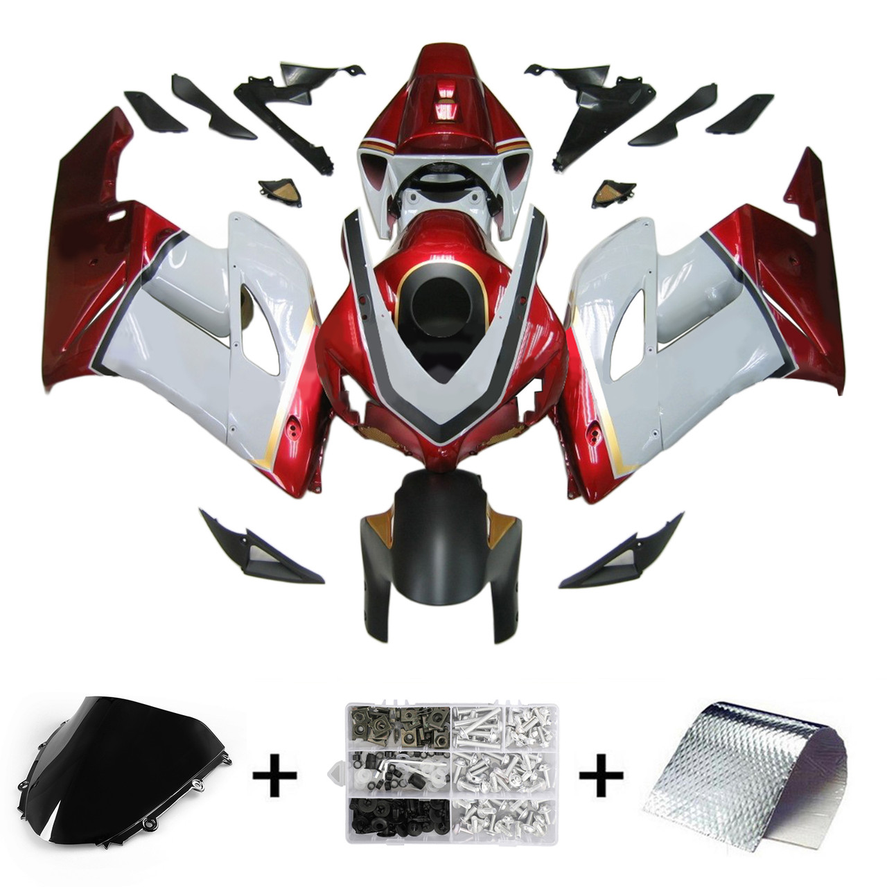 2004-2005 Honda CBR1000RR Amotopart Fairing Kit Generic #145