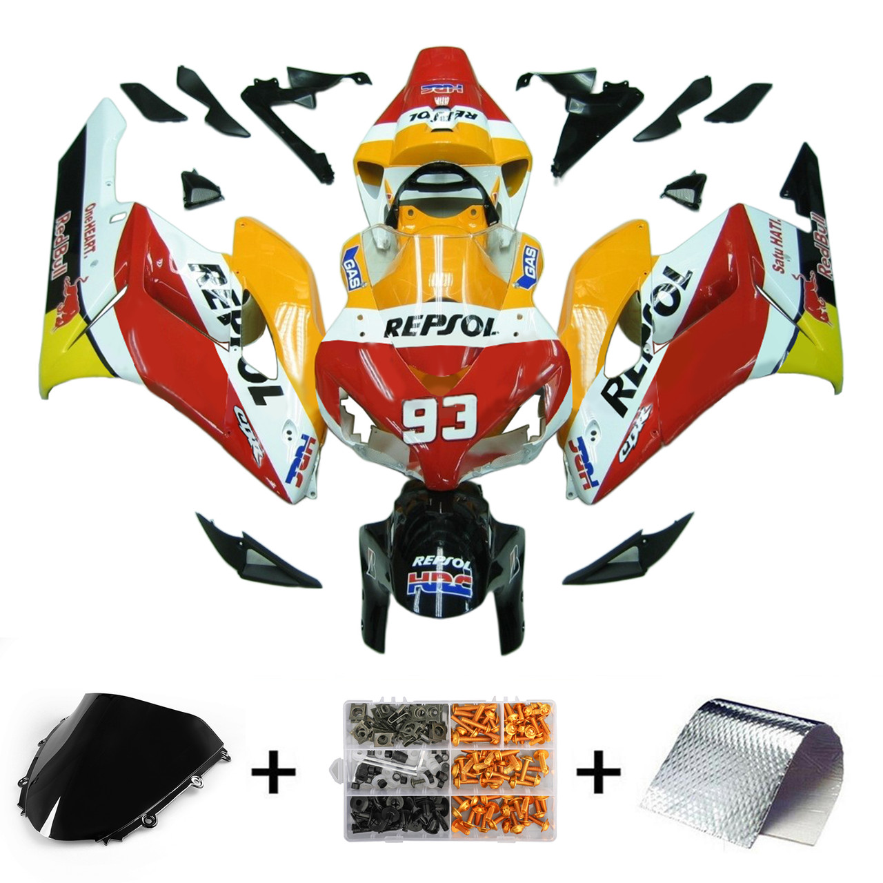 2004-2005 Honda CBR1000RR Amotopart Fairing Kit Generic #155