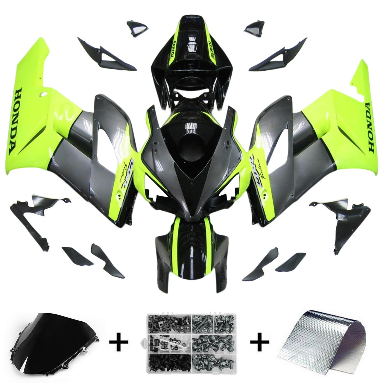 2004-2005 Honda CBR1000RR Amotopart Fairing Kit Generic #163