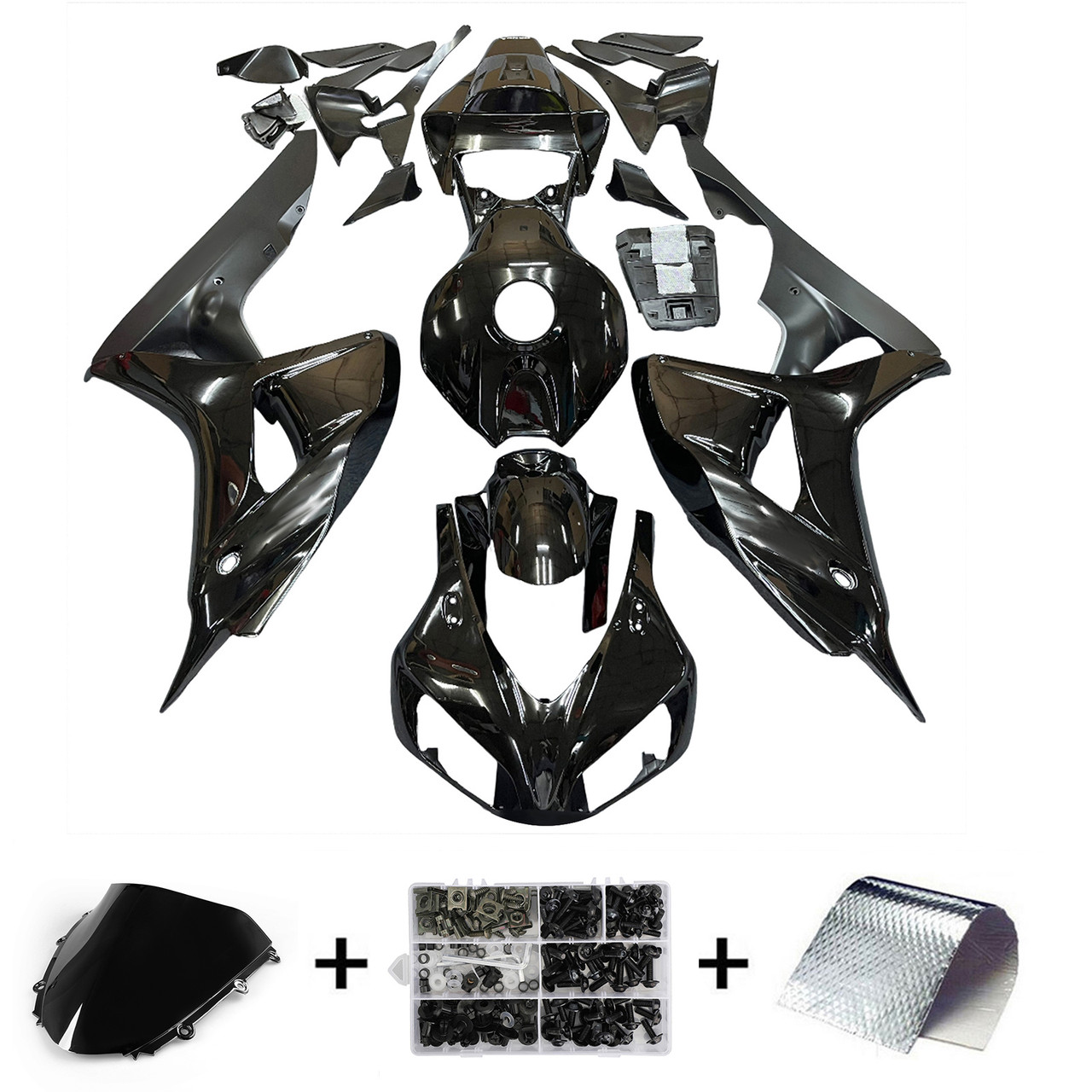 2006-2007 Honda CBR1000RR Amotopart Fairing Kit Generic #5