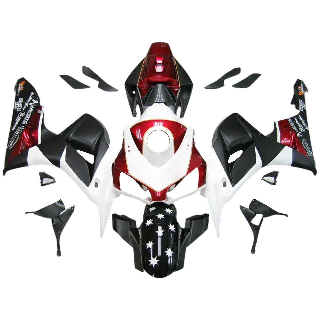 2006-2007 Honda CBR1000RR Amotopart Fairing Kit Generic #141