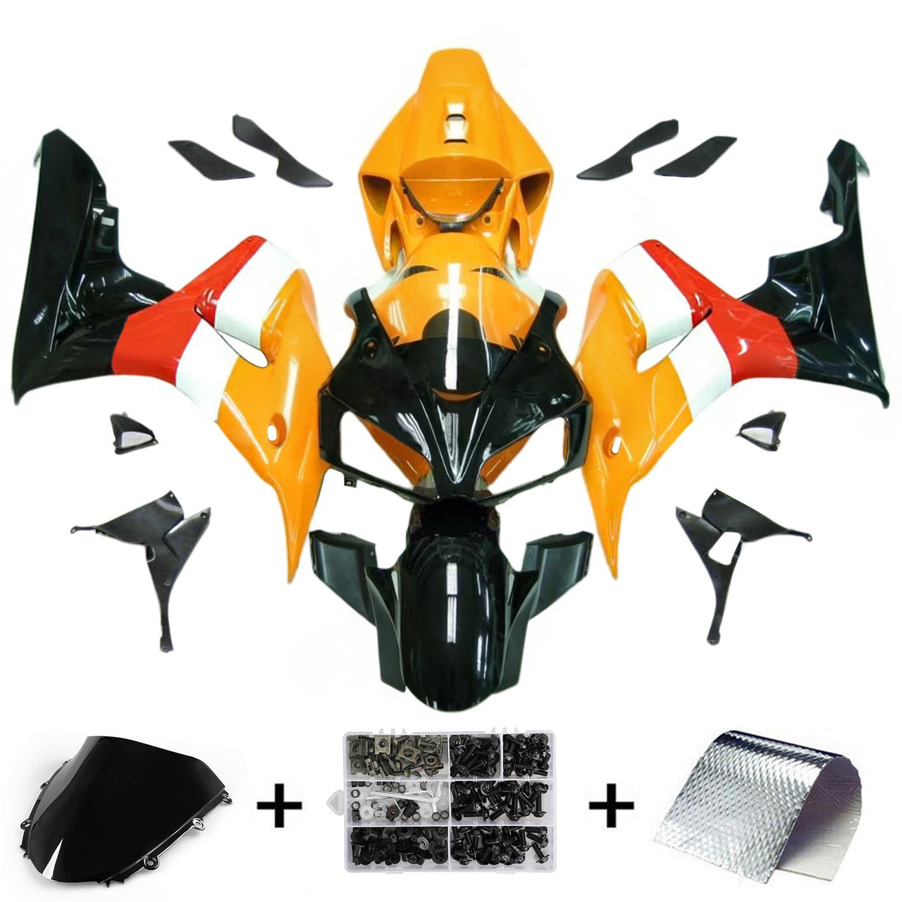 2006-2007 Honda CBR1000RR Amotopart Fairing Kit Generic #146