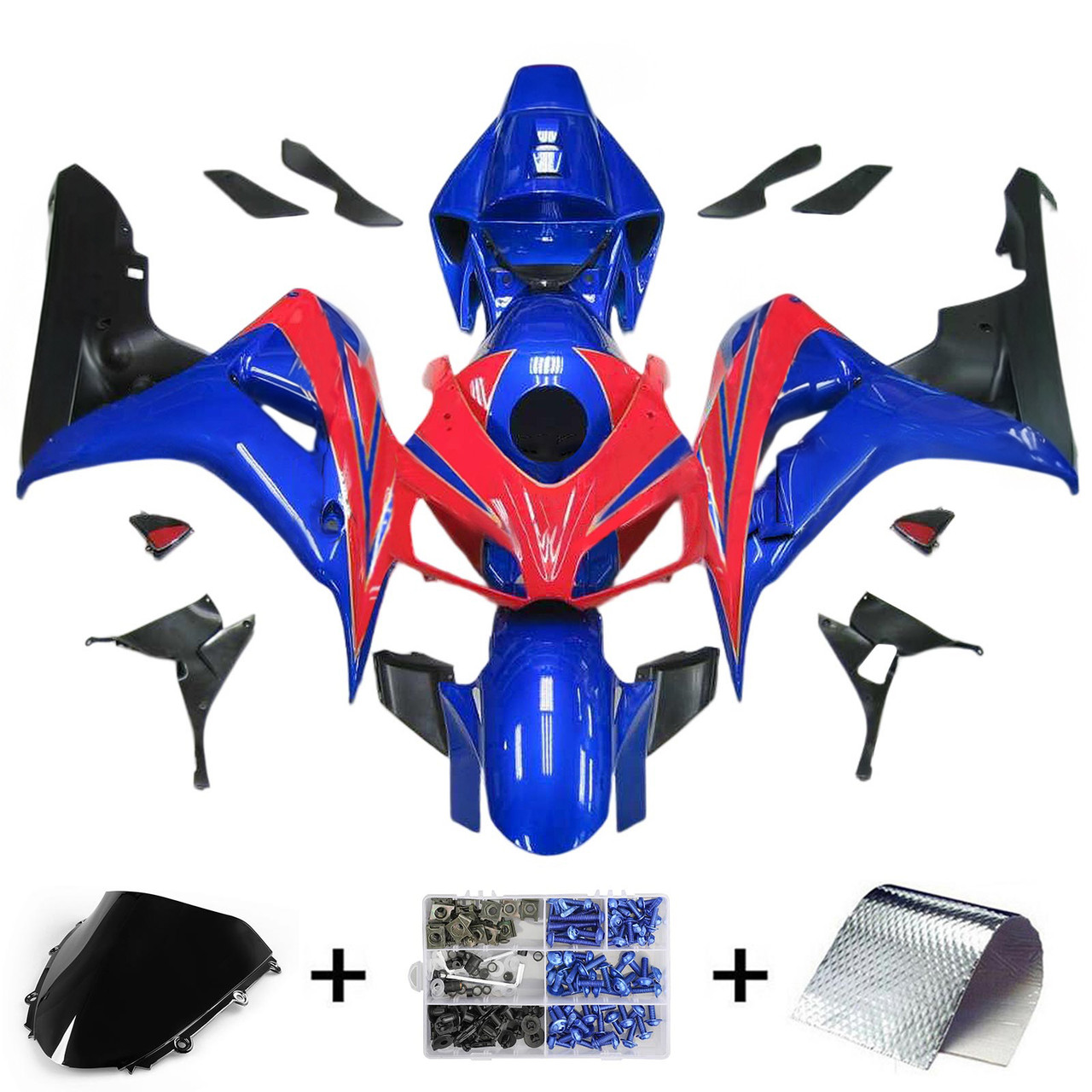 2006-2007 Honda CBR1000RR Amotopart Fairing Kit Generic #156