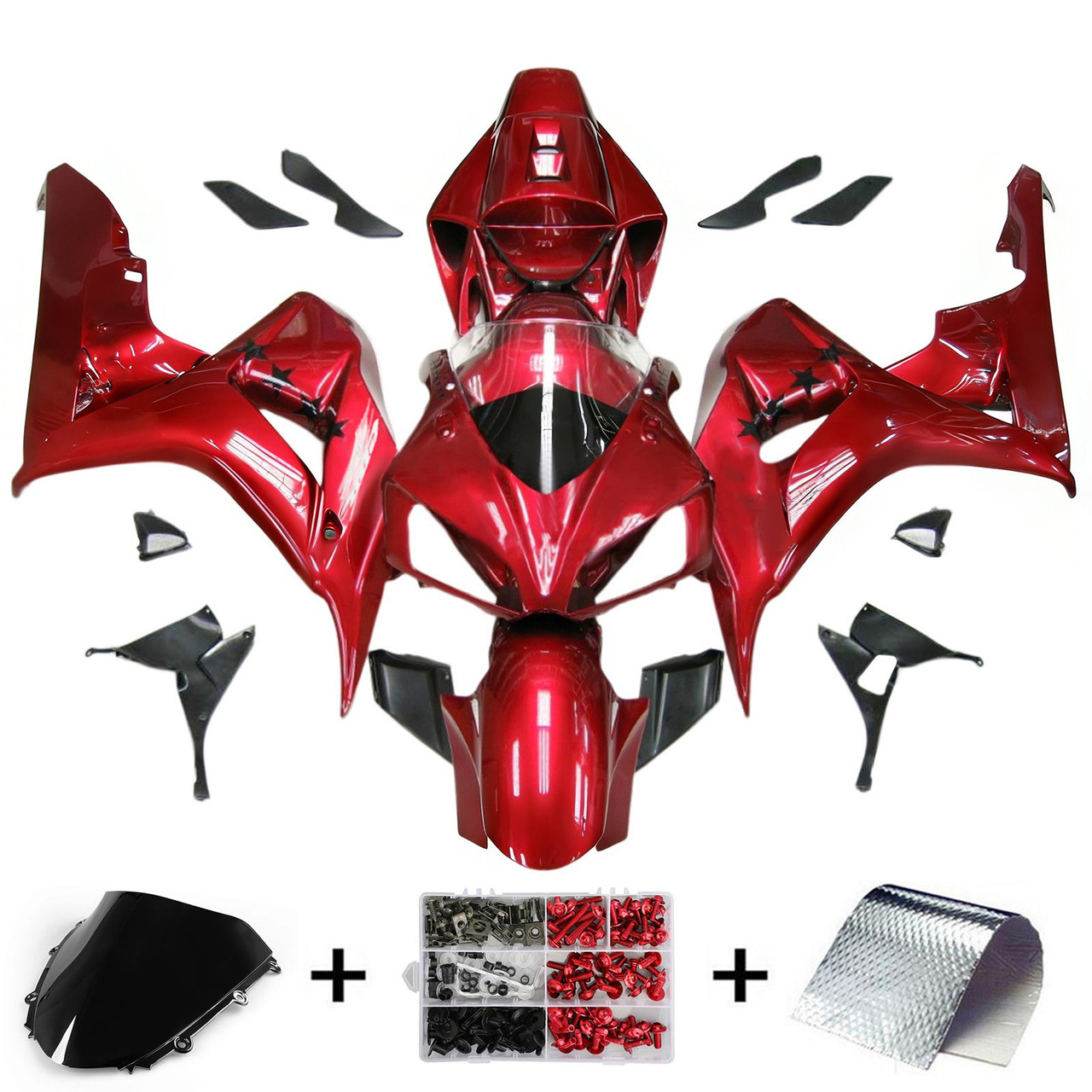 2006-2007 Honda CBR1000RR Amotopart Fairing Kit Generic #163