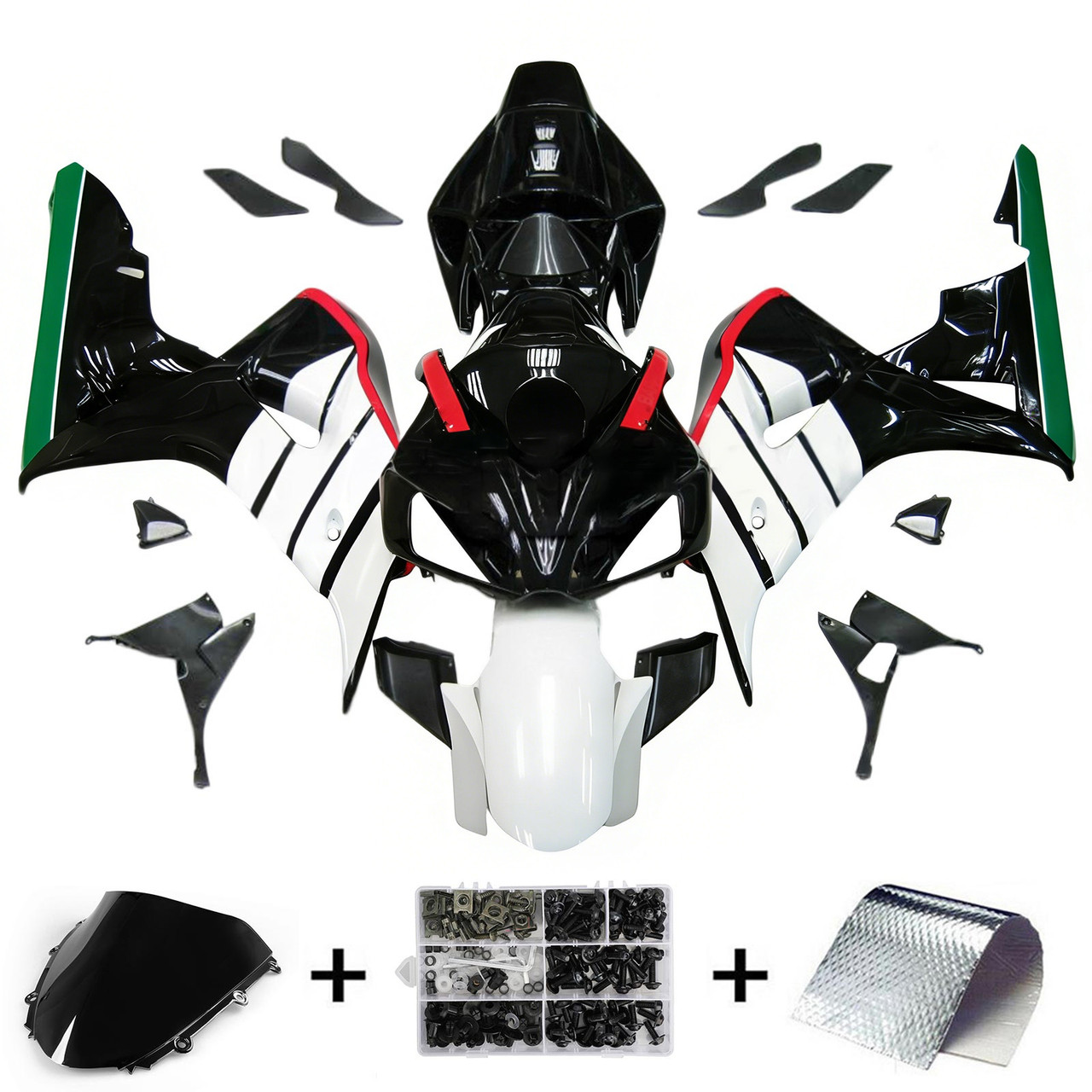 2006-2007 Honda CBR1000RR Amotopart Fairing Kit Generic #166